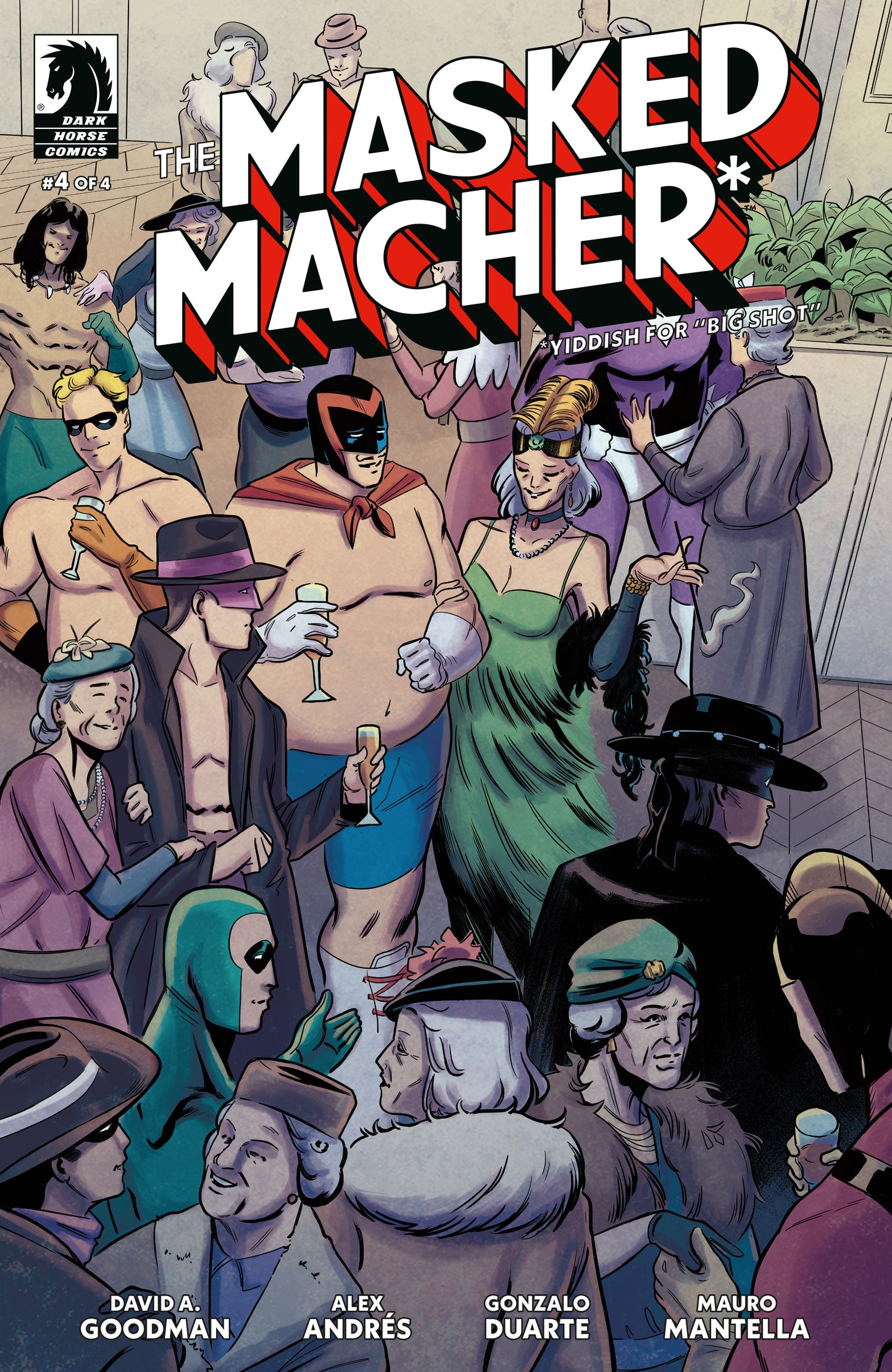 The Masked Macher #4 (CVR A) (Alex Andrés) - Release Date: 12/18/24