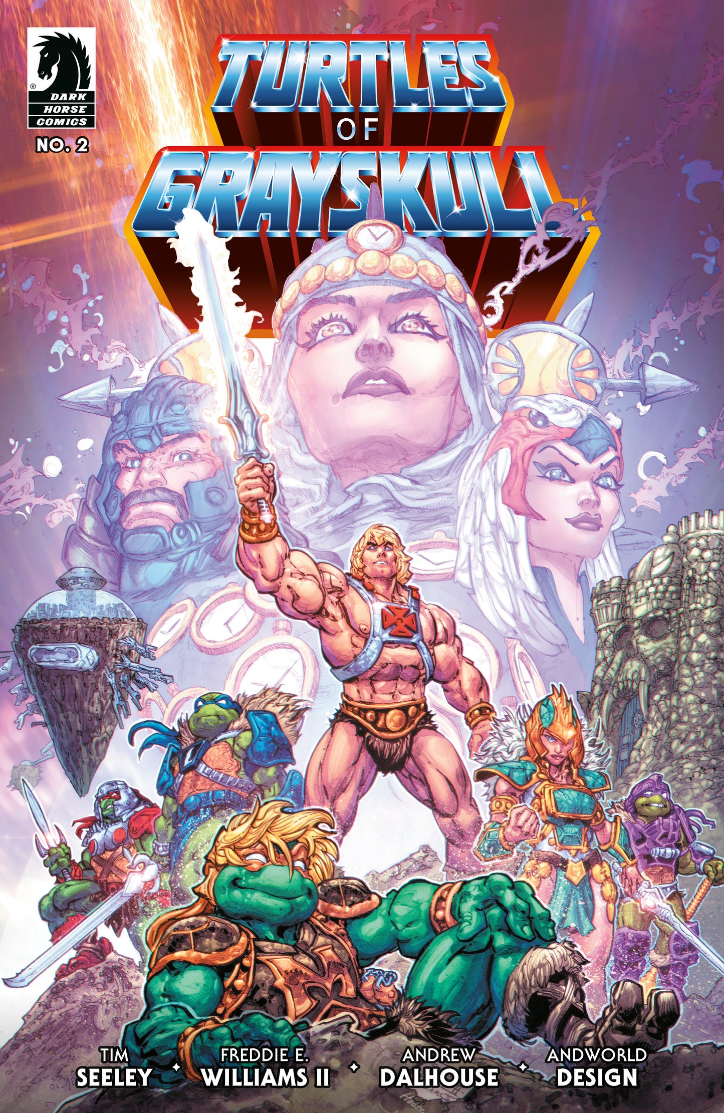 Masters of the Universe/Teenage Mutant Ninja Turtles: Turtles of Grayskull #2 (CVR A) (Freddie E. Williams II) - Release Date: 11/13/24