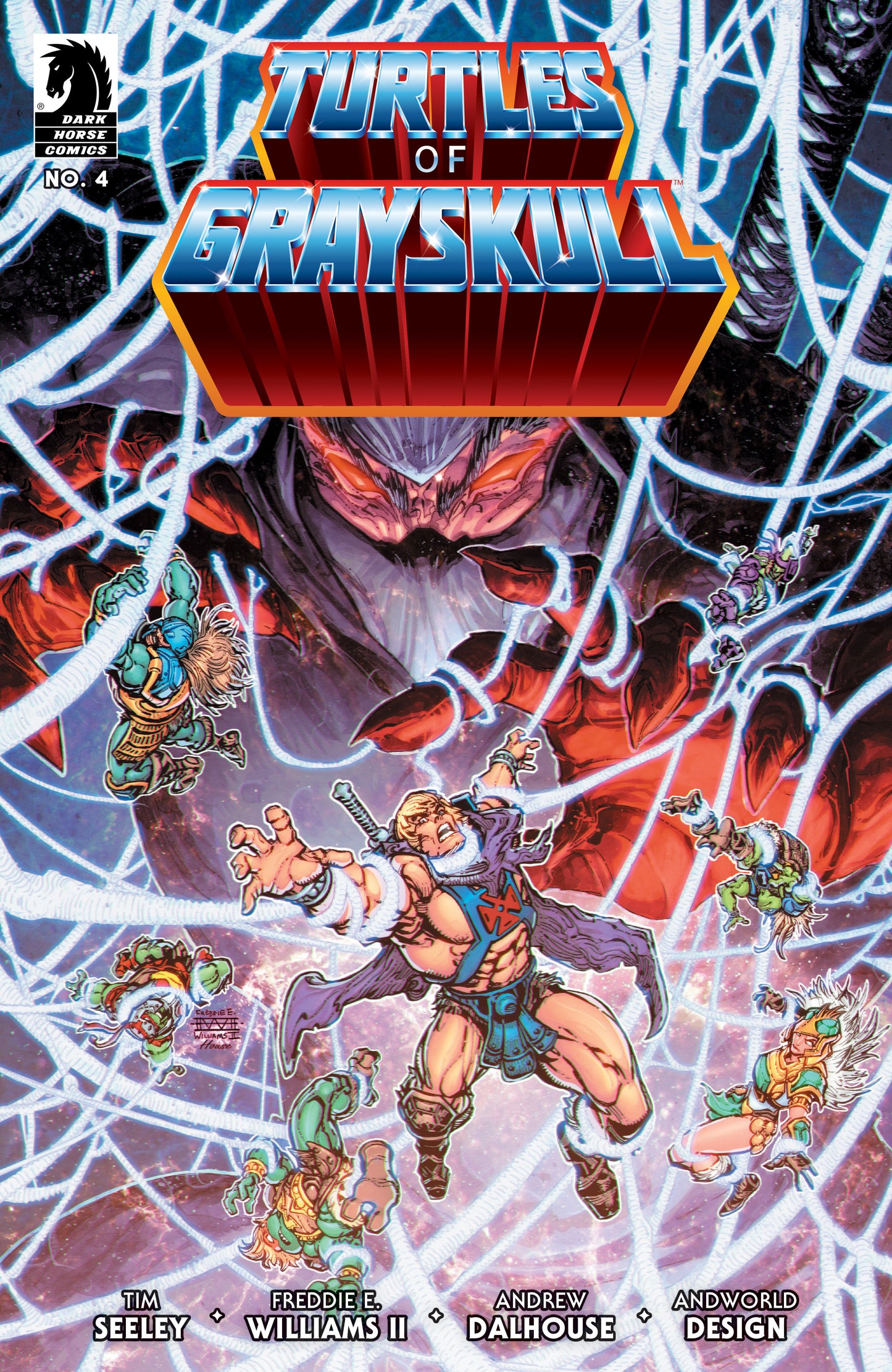 Masters of the Universe/Teenage Mutant Ninja Turtles: Turtles of Grayskull #4 (CVR A) (Freddie E. Williams II) - Release Date: 04/16/2025