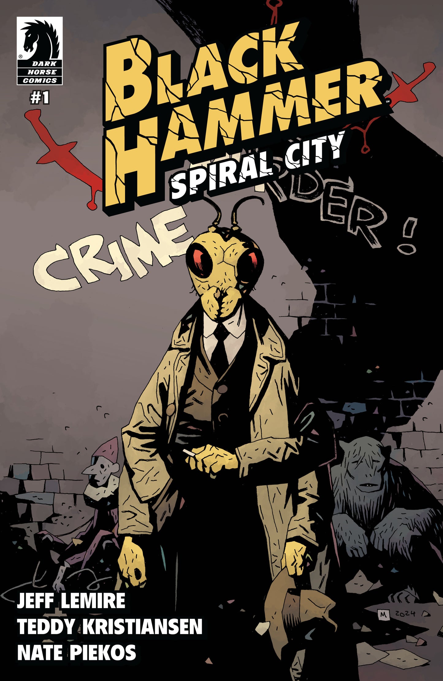 Black Hammer: Spiral City #1 (CVR B) (Mike Mignola) - Release Date: 11/13/24