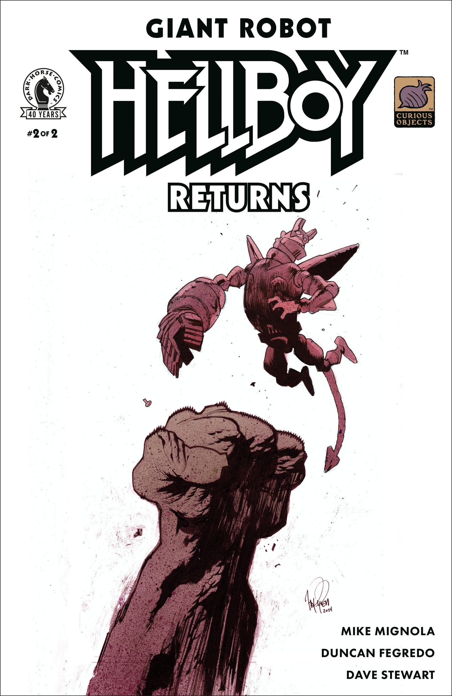 Giant Robot Hellboy Returns #2 (CVR B) (James Harren) ISBN: 76156801316000221 - FOC DATE: 7/26/26 - Release Date: 9/2/26