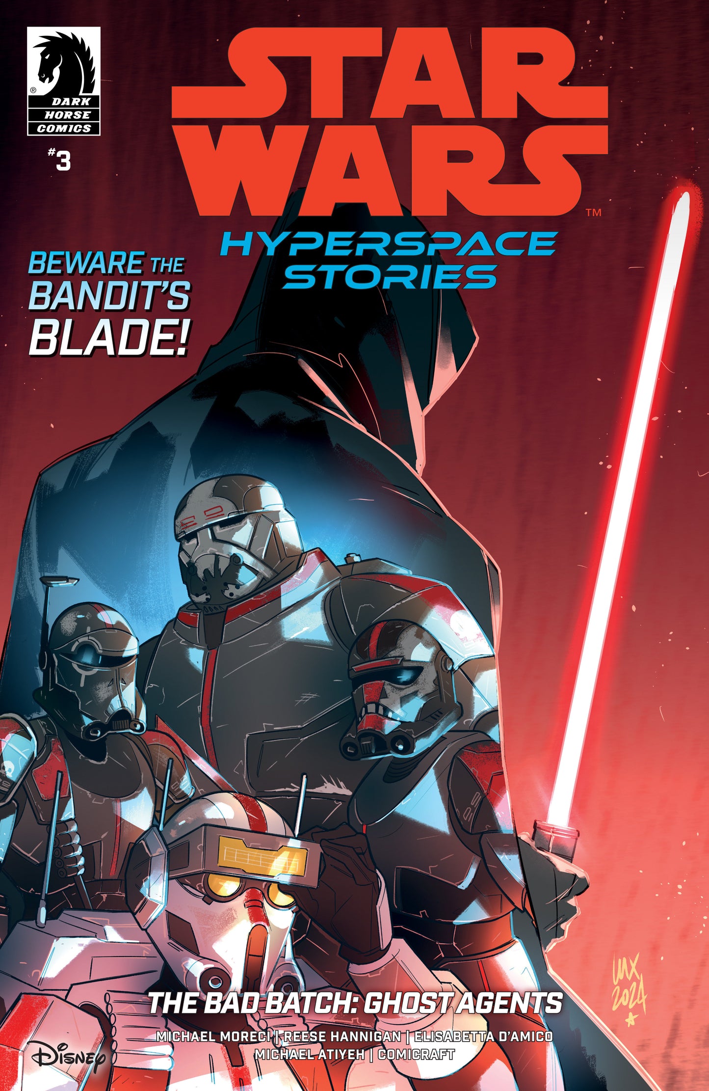 Star Wars: Hyperspace Stories-The Bad Batch--Ghost Agents #3 (CVR A) (Valeria Favoccia) - Release Date: 05/07/2025