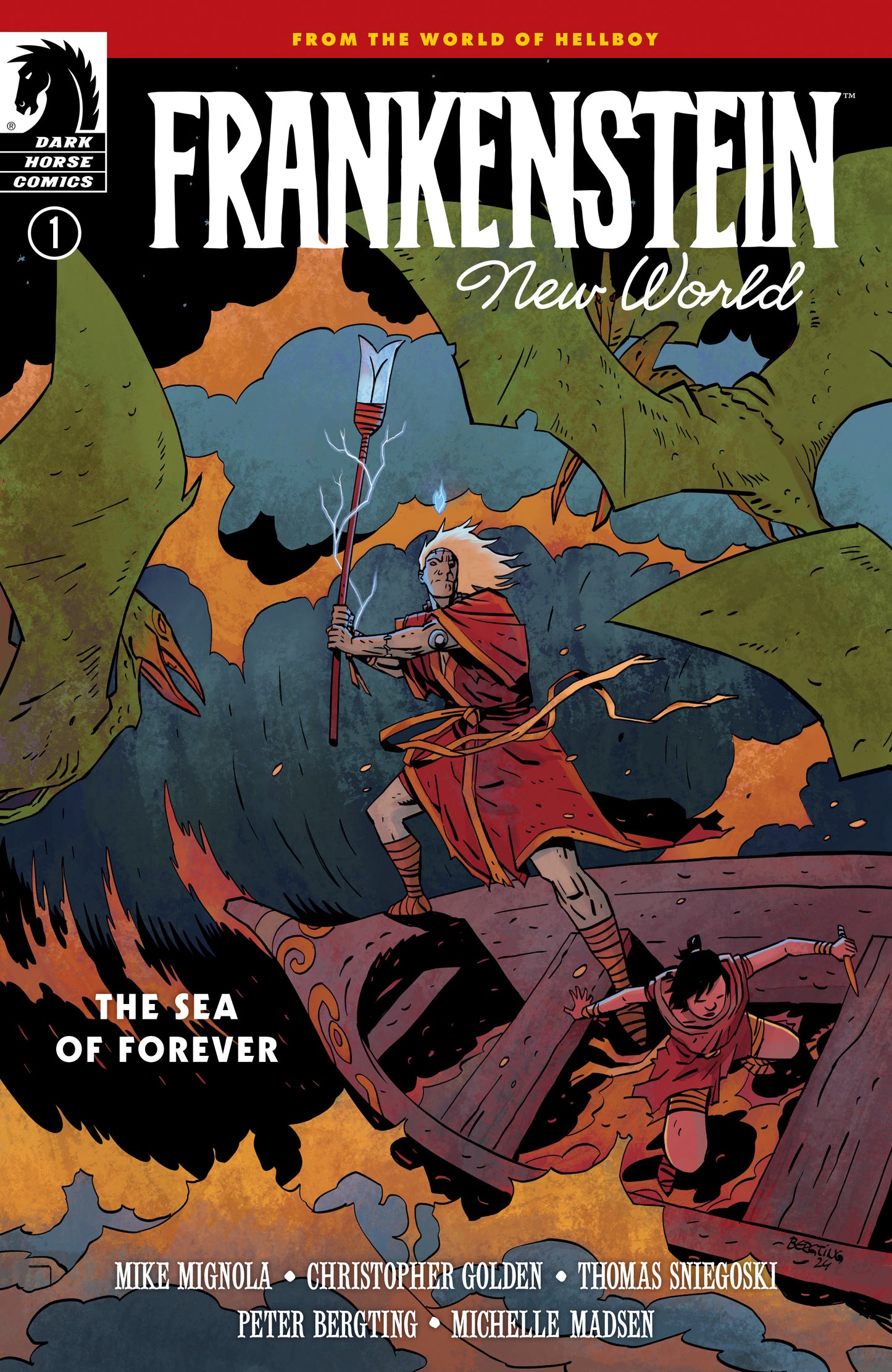 Frankenstein: New World--The Sea of Forever #1 (CVR A) (Peter Bergting) - Release Date: 2/5/25