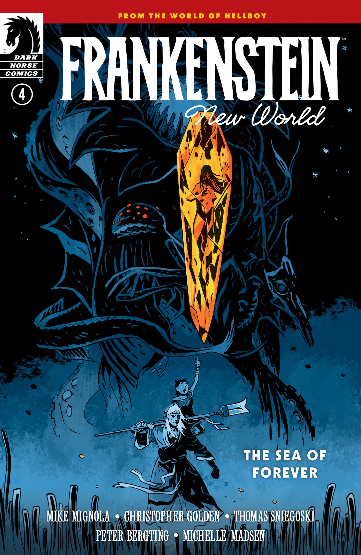 Frankenstein: New World--The Sea of Forever #4 (CVR A) (Peter Bergting) - Release Date: 6/11/25