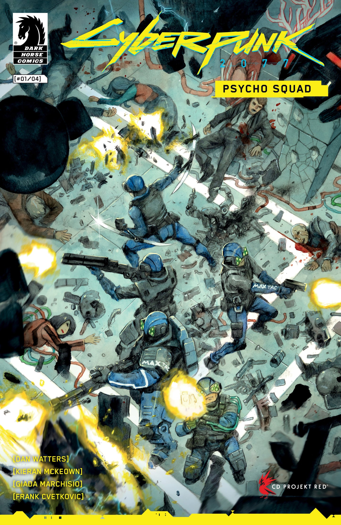 Cyberpunk 2077: Psycho Squad #1 (CVR D) (Niko Henrichon) - Release Date: 2/12/25