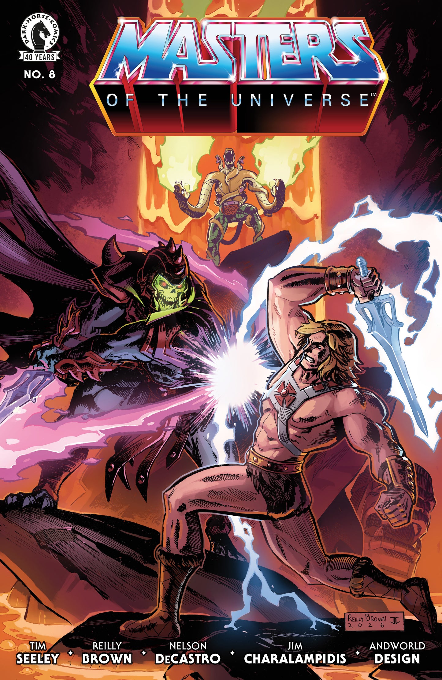 He-Man and the Masters of the Universe #8 (CVR A) ISBN: 76156801401300811 - FOC DATE: 9/20/26 - Release Date: 10/28/26