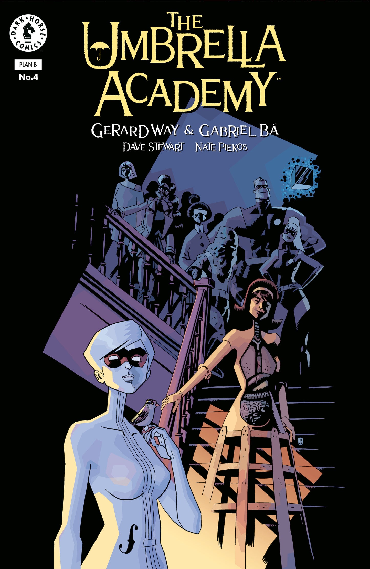 The Umbrella Academy: Plan B #4 (CVR A) (Gabriel Bá) ISBN: 76156801420400411 - FOC DATE: 4/26/26 - Release Date: 5/20/26