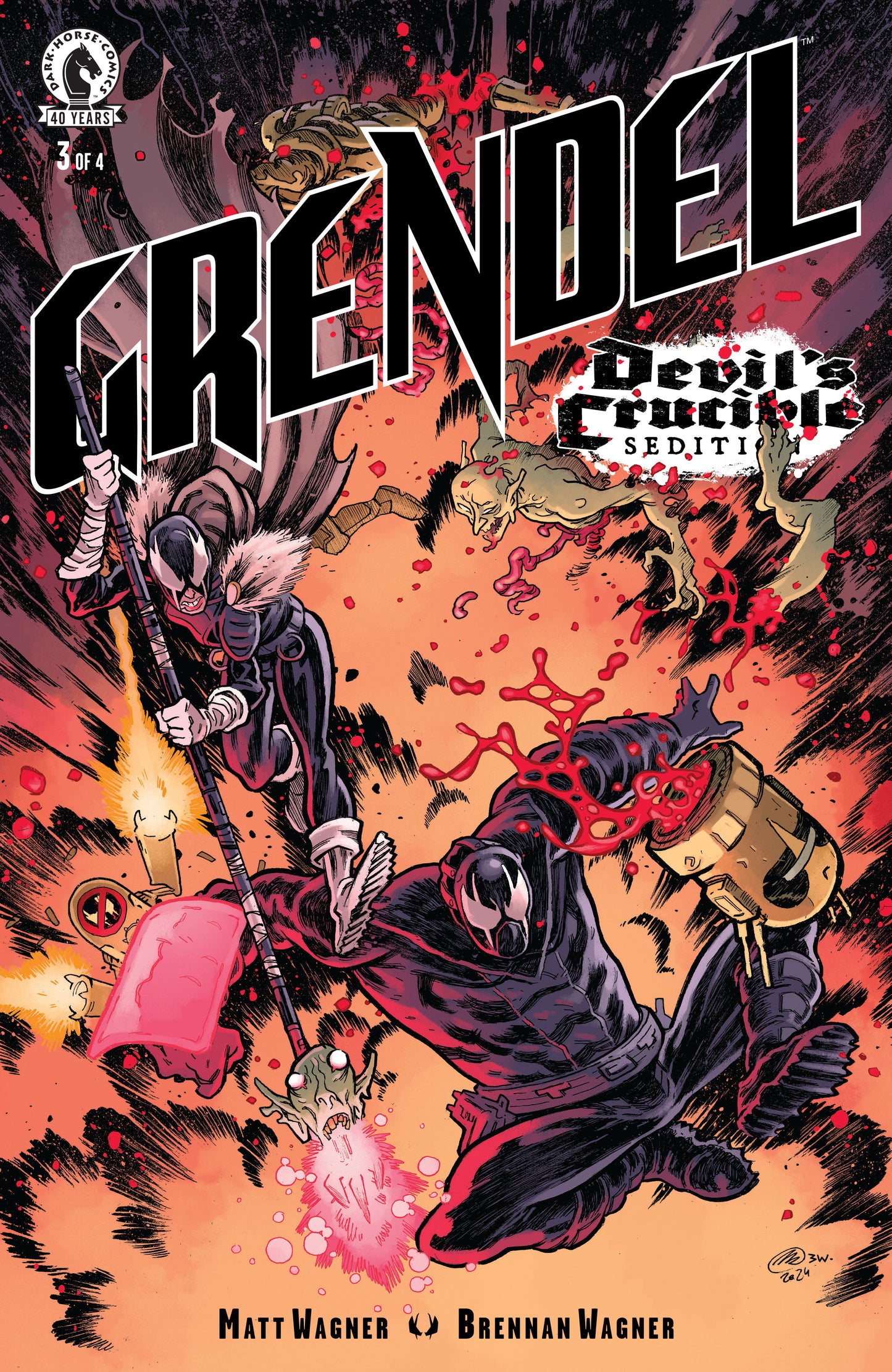 Grendel: Devil's Crucible--Sedition #3 (CVR B) (Mark Laszlo) ISBN: 76156801424200321 - FOC DATE: 8/30/26 - Release Date: 10/7/26