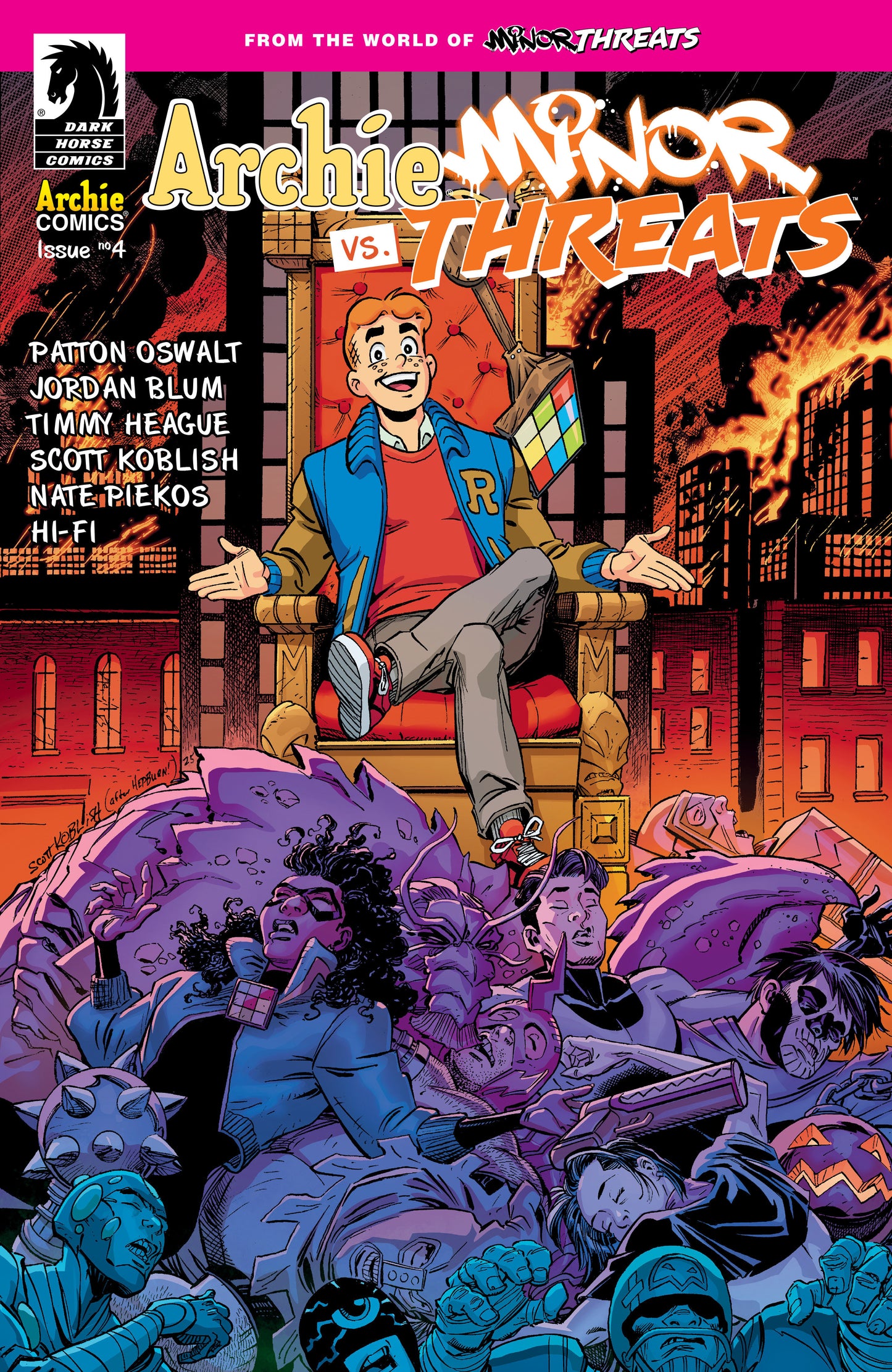 Archie vs Minor Threats #4 (CVR B) (Scott Koblish) ISBN: 76156801429700421 - Release Date: 12/3/25