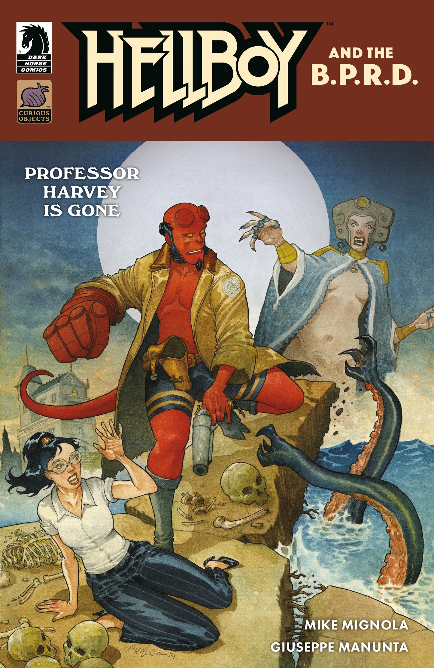 Hellboy and the B.P.R.D.: Professor Harvey is Gone one-shot (CVR A) (Giuseppe Manunta) - ISBN: 76156801434100111 - Release Date: 8/27/25