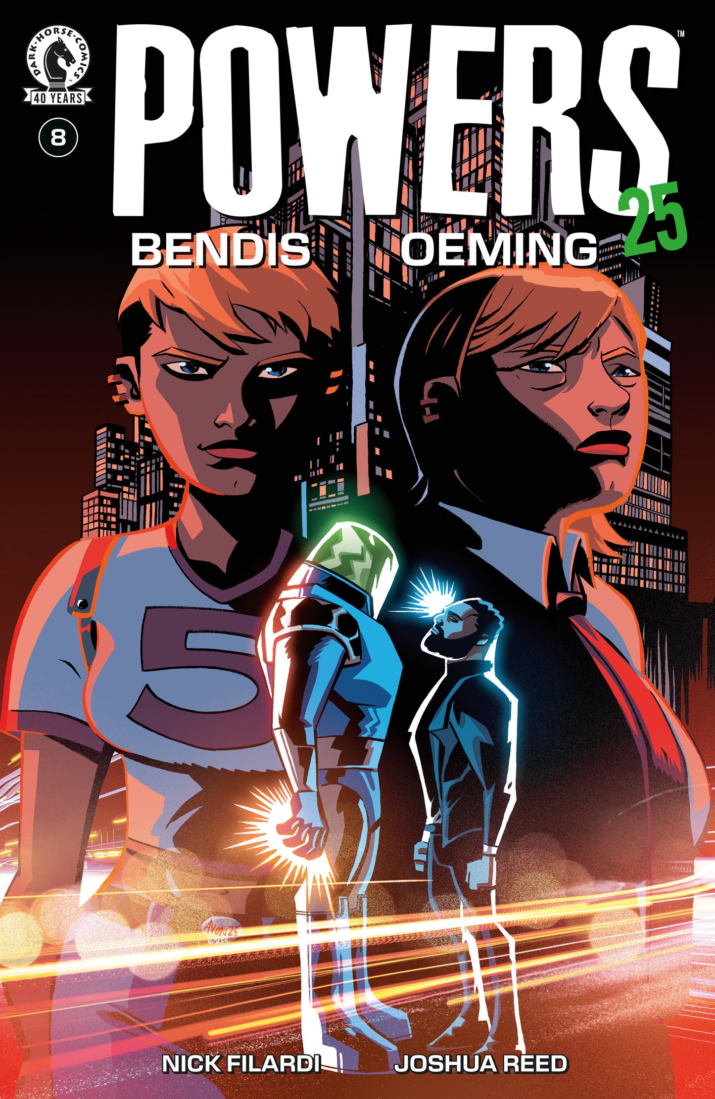 Powers 25 #8 (CVR A) (Michael Avon Oeming) ISBN: 76156801445700811 - FOC DATE: 3/30/26 - Release Date: 4/22/26