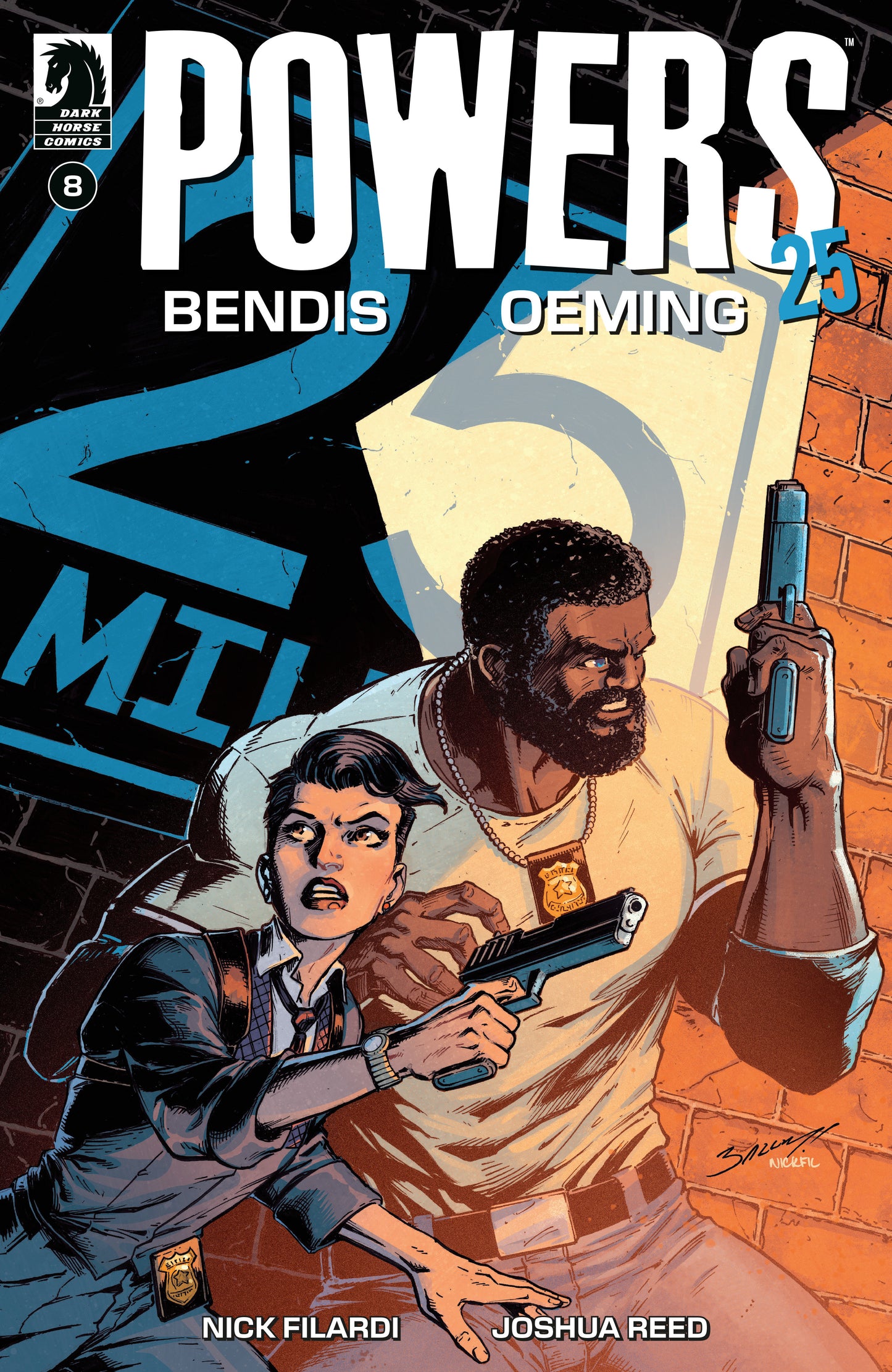 Powers 25 #8 (CVR B) (Mark Bagley) ISBN: 76156801445700821 - FOC DATE: 3/30/26 - Release Date: 4/22/26