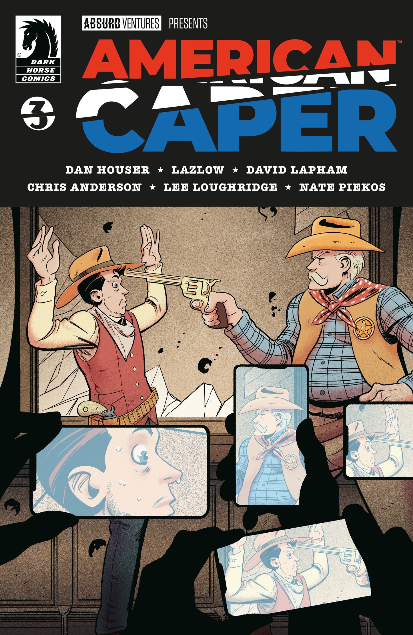American Caper #3 (CVR A) (Tyler Boss) ISBN: 76156801474700311 - Release Date: 1/21/26