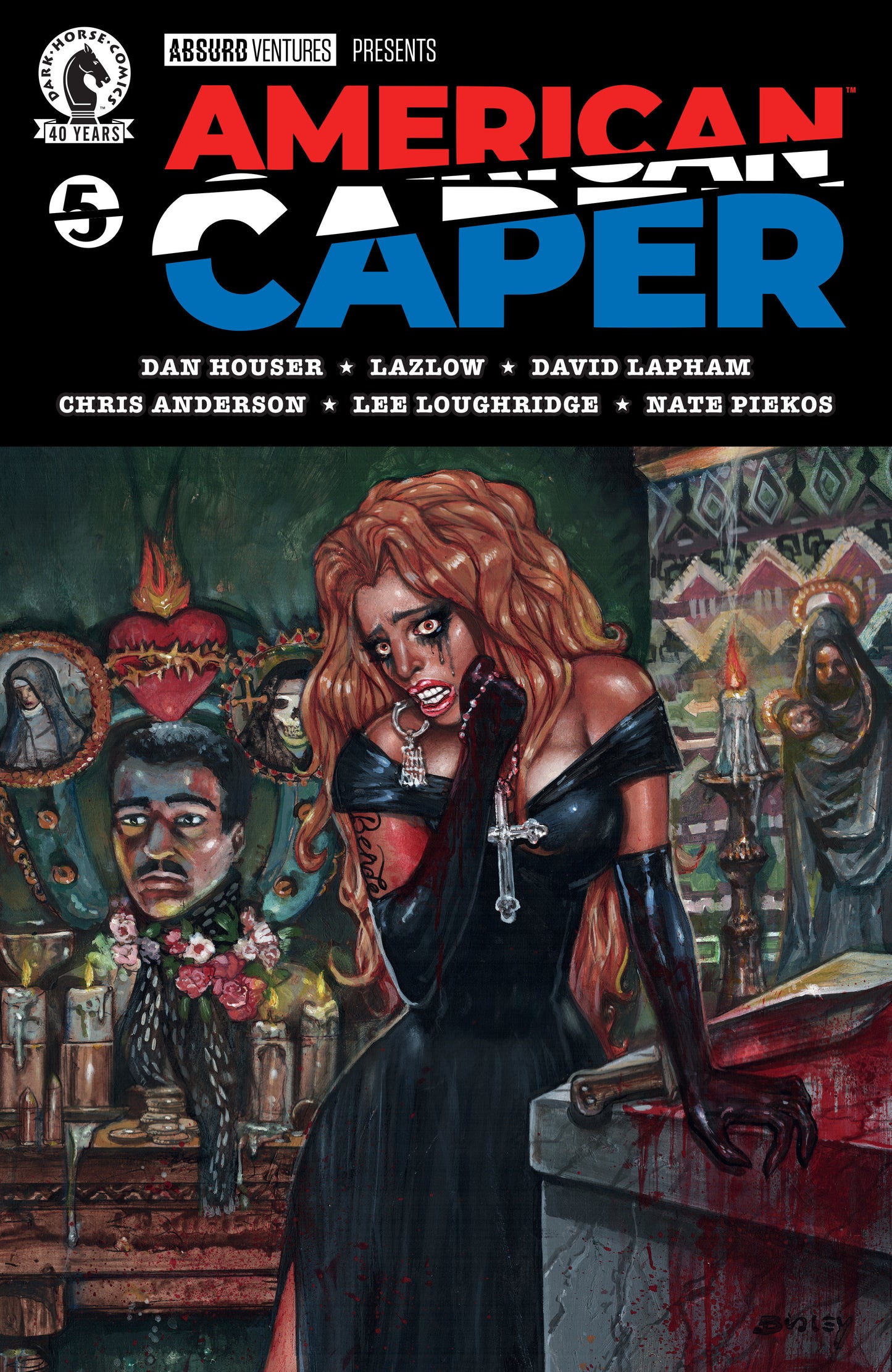 American Caper #5 (CVR B) (Simon Bisley) ISBN: 76156801474700521 - FOC DATE: 2/23/26 - Release Date: 3/18/26