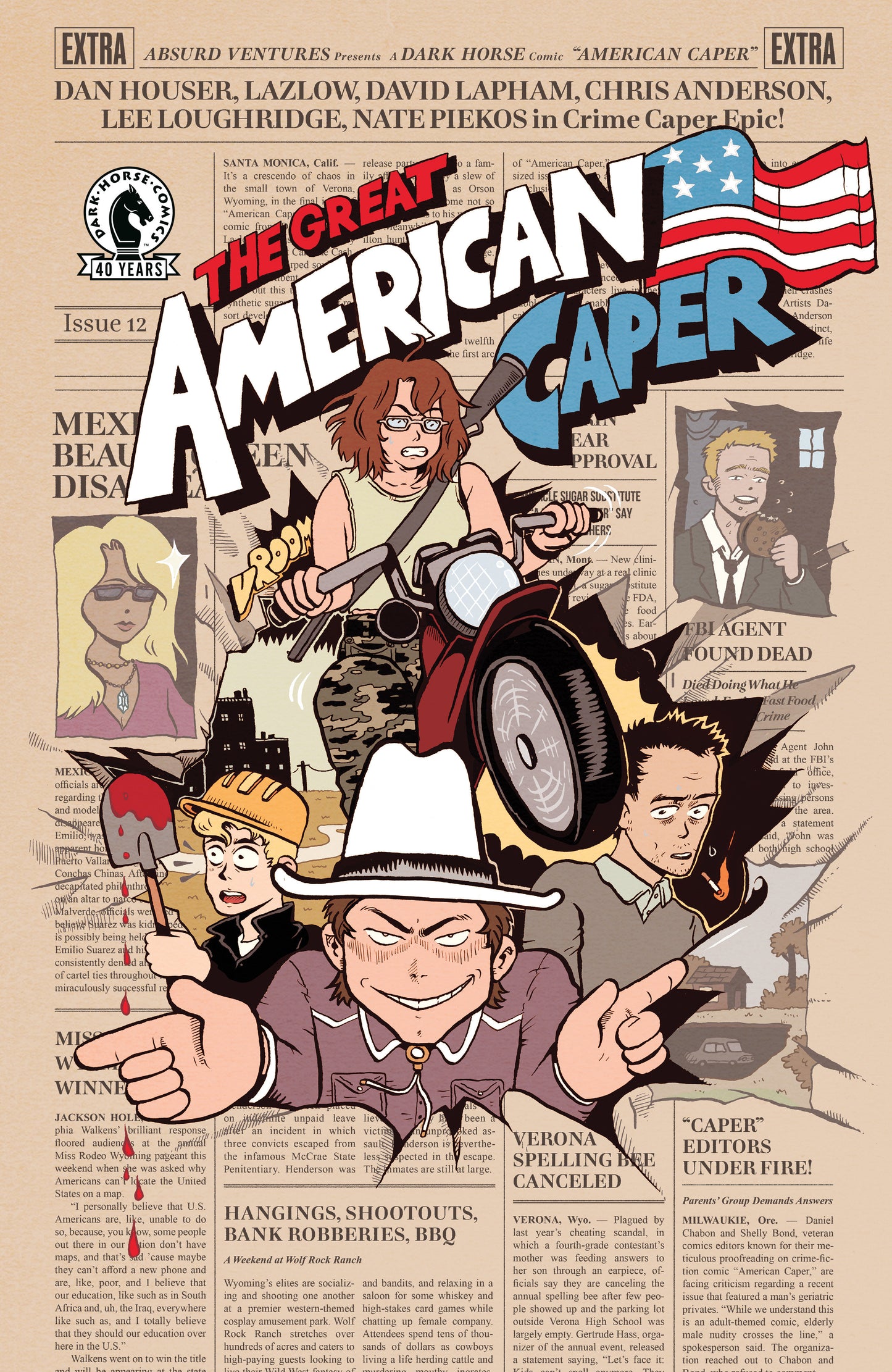 American Caper #12 (CVR C) (Caroline Cash) ISBN: 76156801474701231 - FOC DATE: 10/4/26 - Release Date: 11/11/26