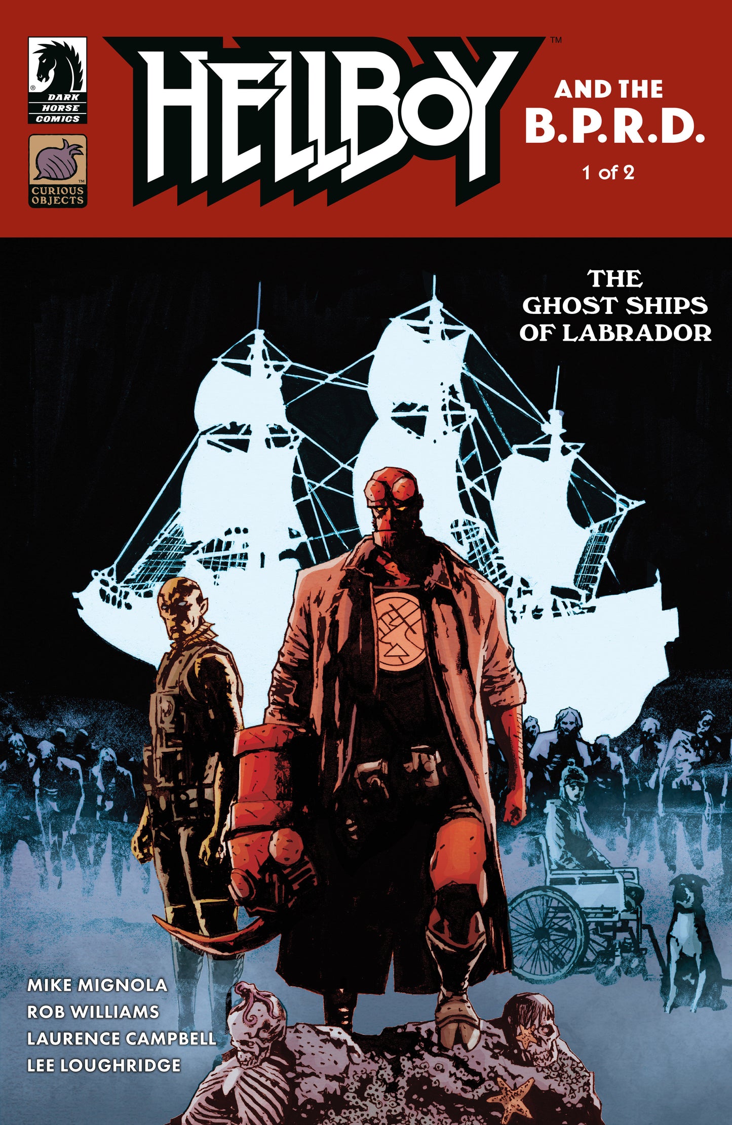 Hellboy and the B.P.R.D.: The Ghost Ships of Labrador #1 (CVR A) (Laurence Campbell) ISBN: 76156801475400111 - Release Date: 11/12/25