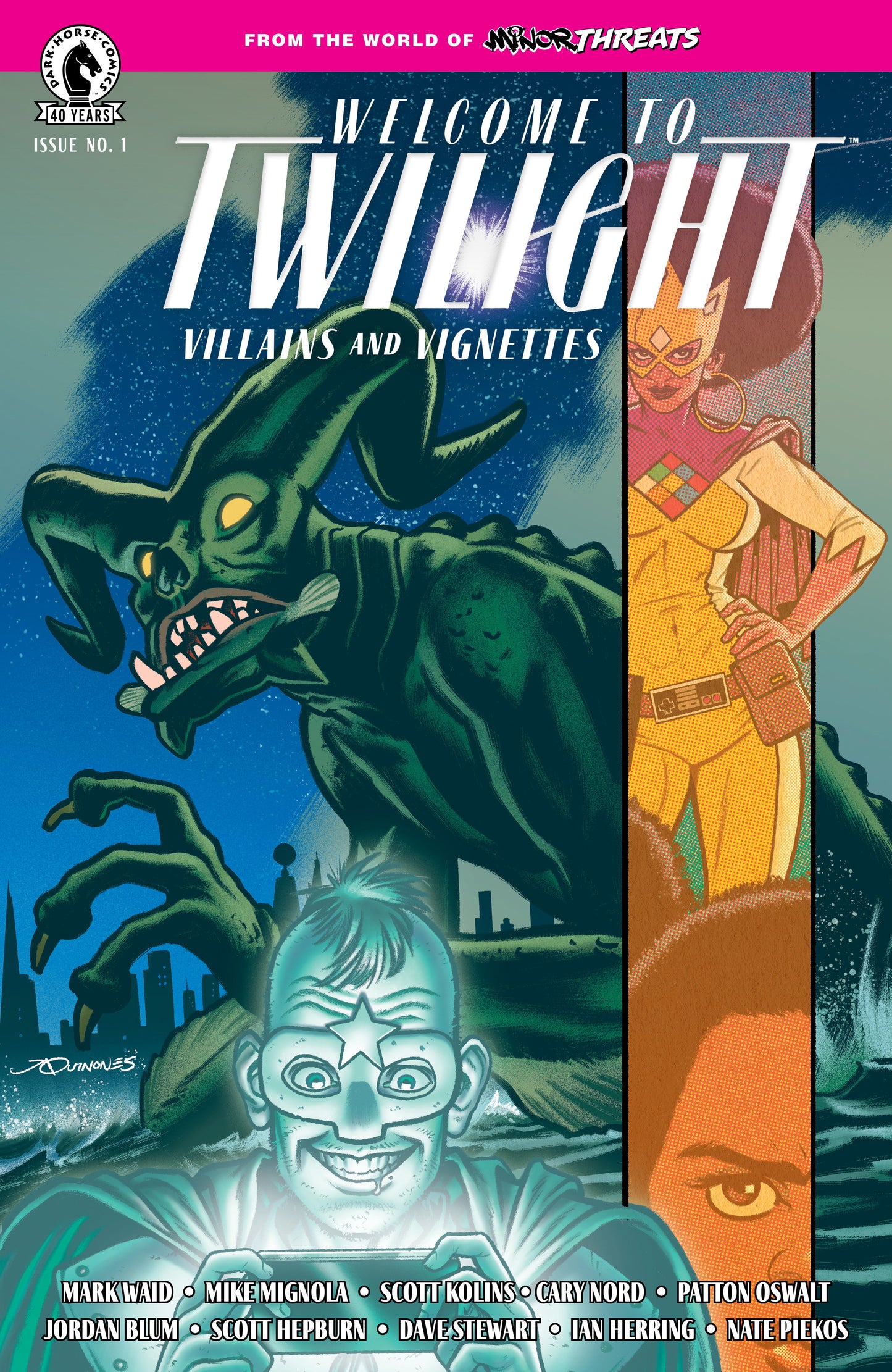Minor Threats: Welcome to Twilight: Villains and Vignettes #1 (CVR B) (Joe Quinones) ISBN: 76156801494500121 - FOC DATE: 9/20/26 - Release Date: 10/28/26