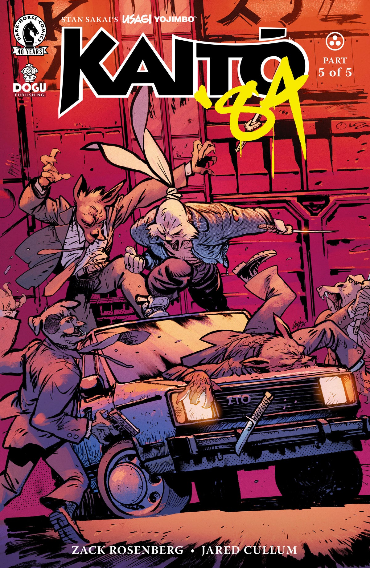 Usagi Yojimbo: Kaito '84 #5 (CVR C) (Daniel Warren Johnson) ISBN: 76156801508900531 - FOC DATE: 6/28/26 - Release Date: 7/22/26