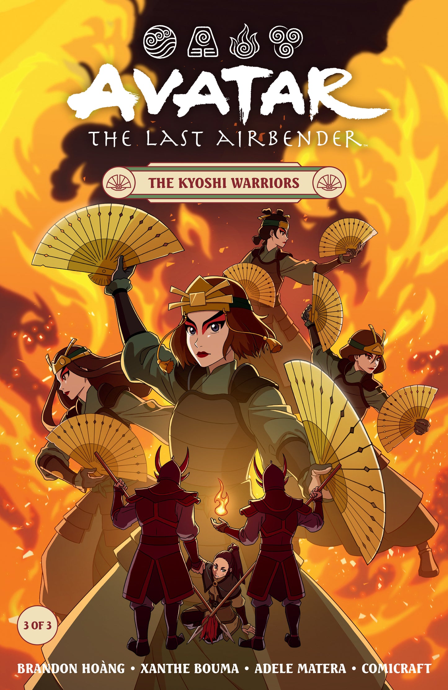 Avatar: The Last Airbender--The Kyoshi Warriors #3 (CVR A) (Danielle Weires) ISBN: 76156801509600311 - FOC DATE: 6/21/26 - Release Date: 7/15/26