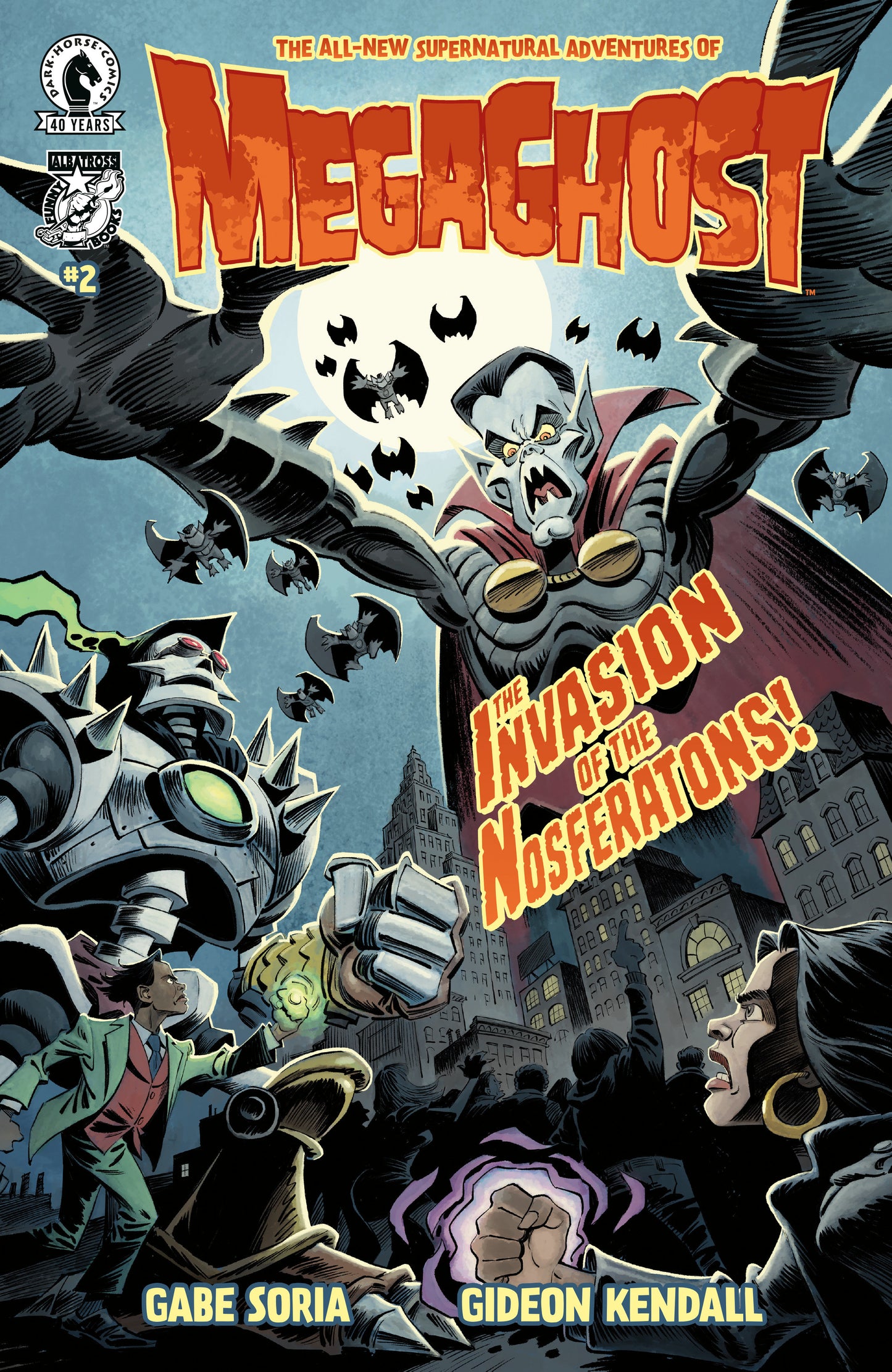 Megaghost Volume 2 #2 (CVR A) (Gideon Kendall) ISBN: 76156801511900211 - FOC DATE: 3/29/26 - Release Date: 5/6/26