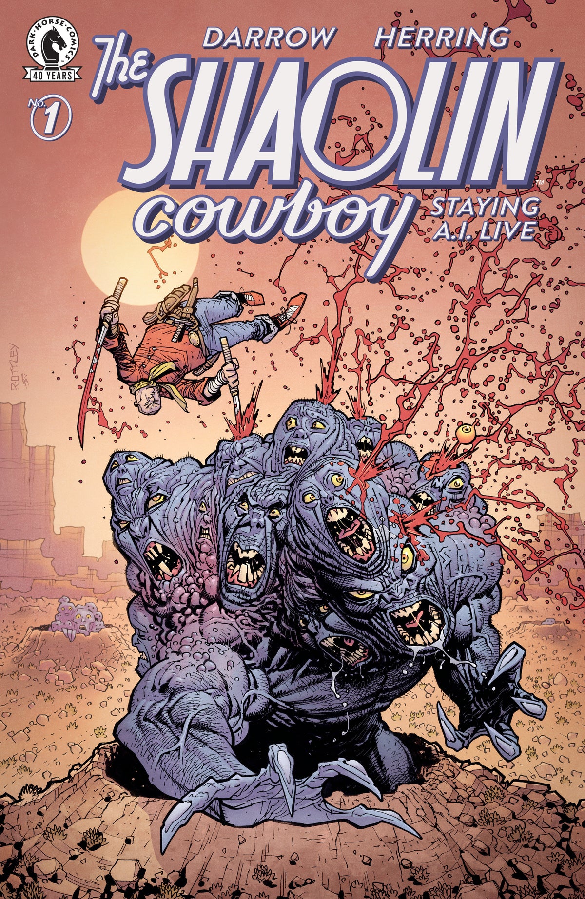 Shaolin Cowboy: Staying A.I.Live #1 (CVR B) (Ryan Ottley) ISBN: 76156801595900121 - FOC DATE: 5/24/26 - Release Date: 7/1/26