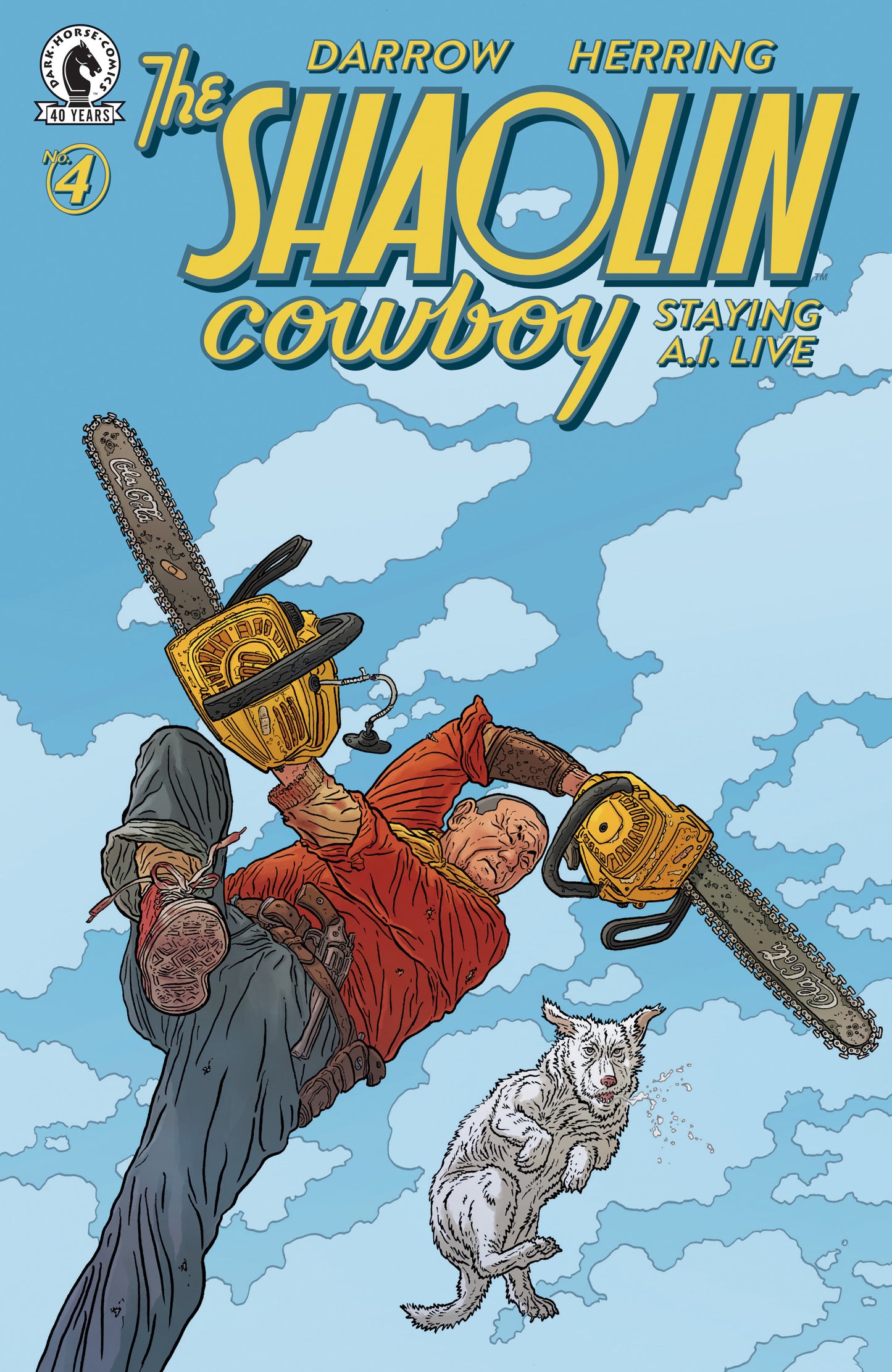 Shaolin Cowboy: Staying A.I.Live #4 (CVR A) (Geof Darrow) ISBN: 76156801595900411 - FOC DATE: 9/27/26 - Release Date: 11/4/26