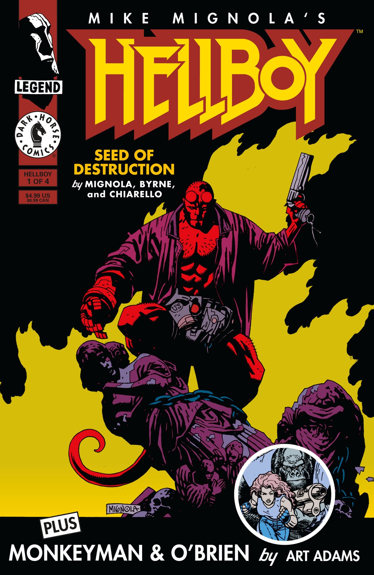 Hellboy: Seed of Destruction #1 (Facsimile Reprint) (CVR A) (Mike Mignola) ISBN: 76156801600000111 - FOC DATE: 5/24/26 - Release Date: 7/1/26
