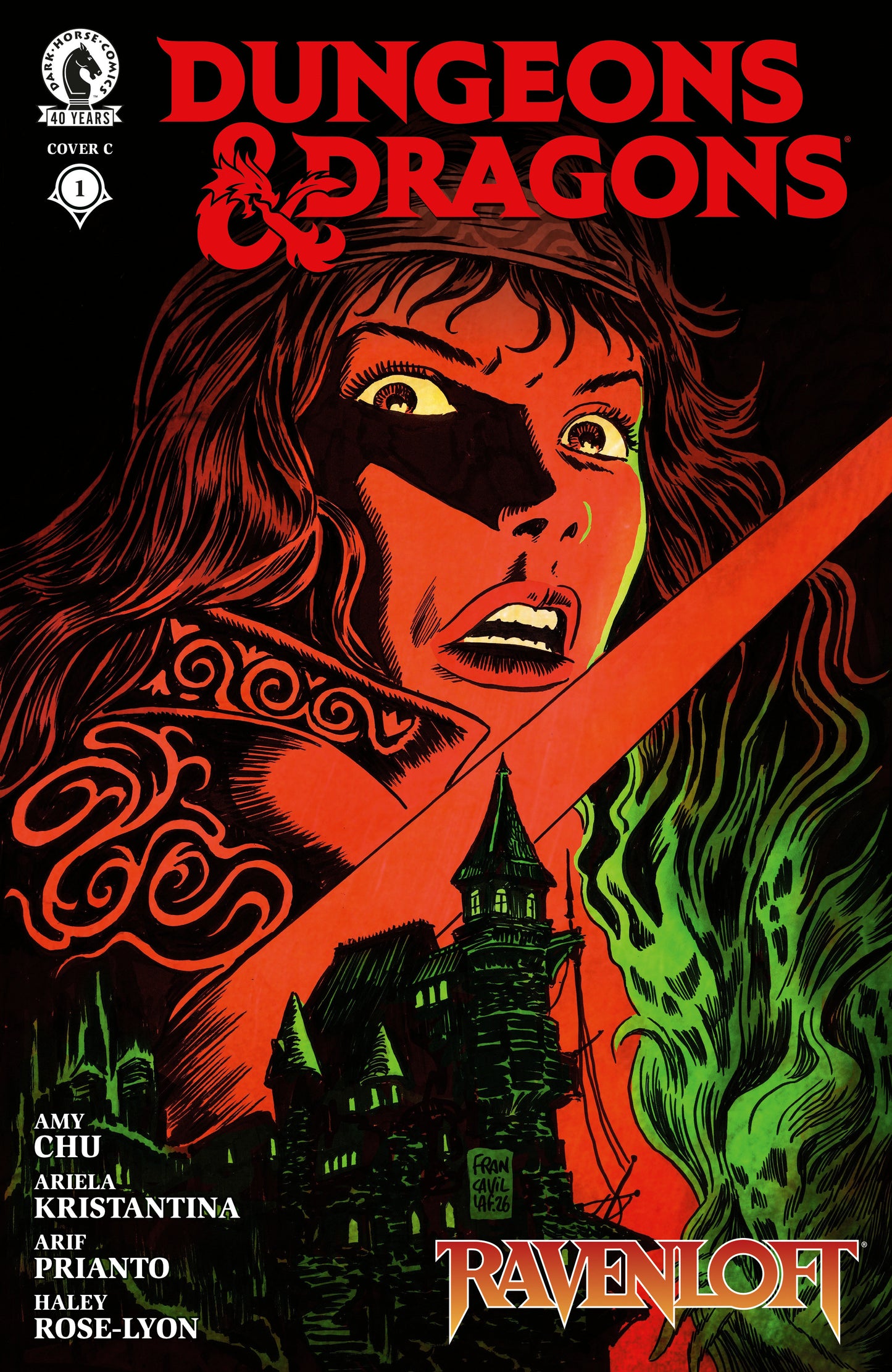 Dungeons & Dragons: Ravenloft #1 (CVR C) (Francesco Francavilla) ISBN: 76156801608600131 - FOC DATE: 7/12/26 - Release Date: 8/19/26