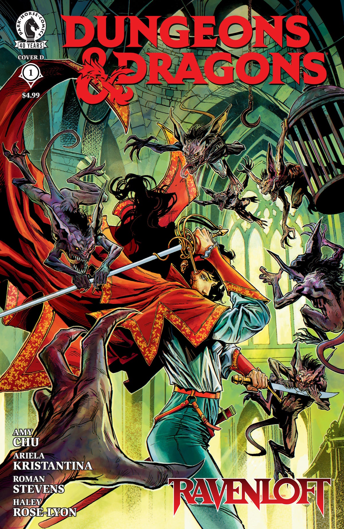 Dungeons & Dragons: Ravenloft #1 (CVR D) (Todor Hristov) ISBN: 76156801608600141 - FOC DATE: 8/9/26 - Release Date: 9/16/26