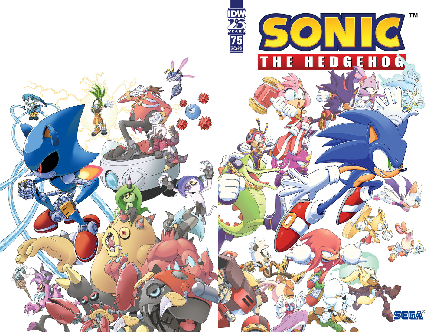 Sonic the Hedgehog #75 Variant C (Thomas) - Release Date: 12/18/24