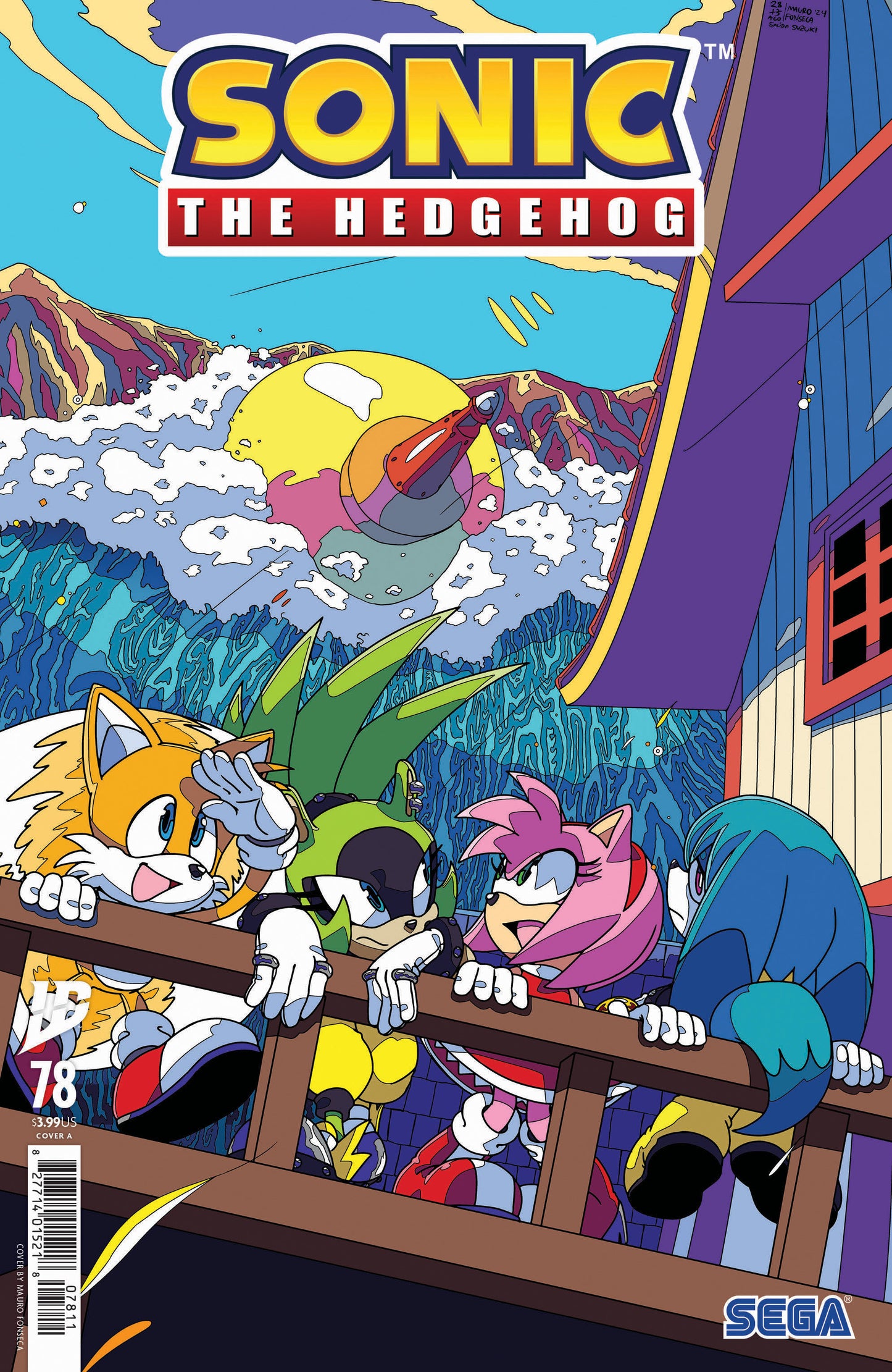 Sonic the Hedgehog #78 Cover A (Fonseca) - Release Date: 04/30/2025