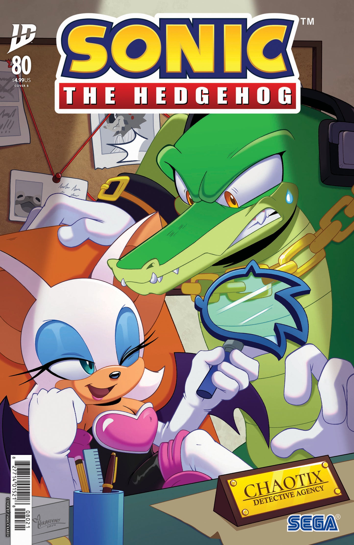 Sonic the Hedgehog #80 Variant B (Kareh) - ISBN: 82771401521808021 - Release Date: 7/30/25