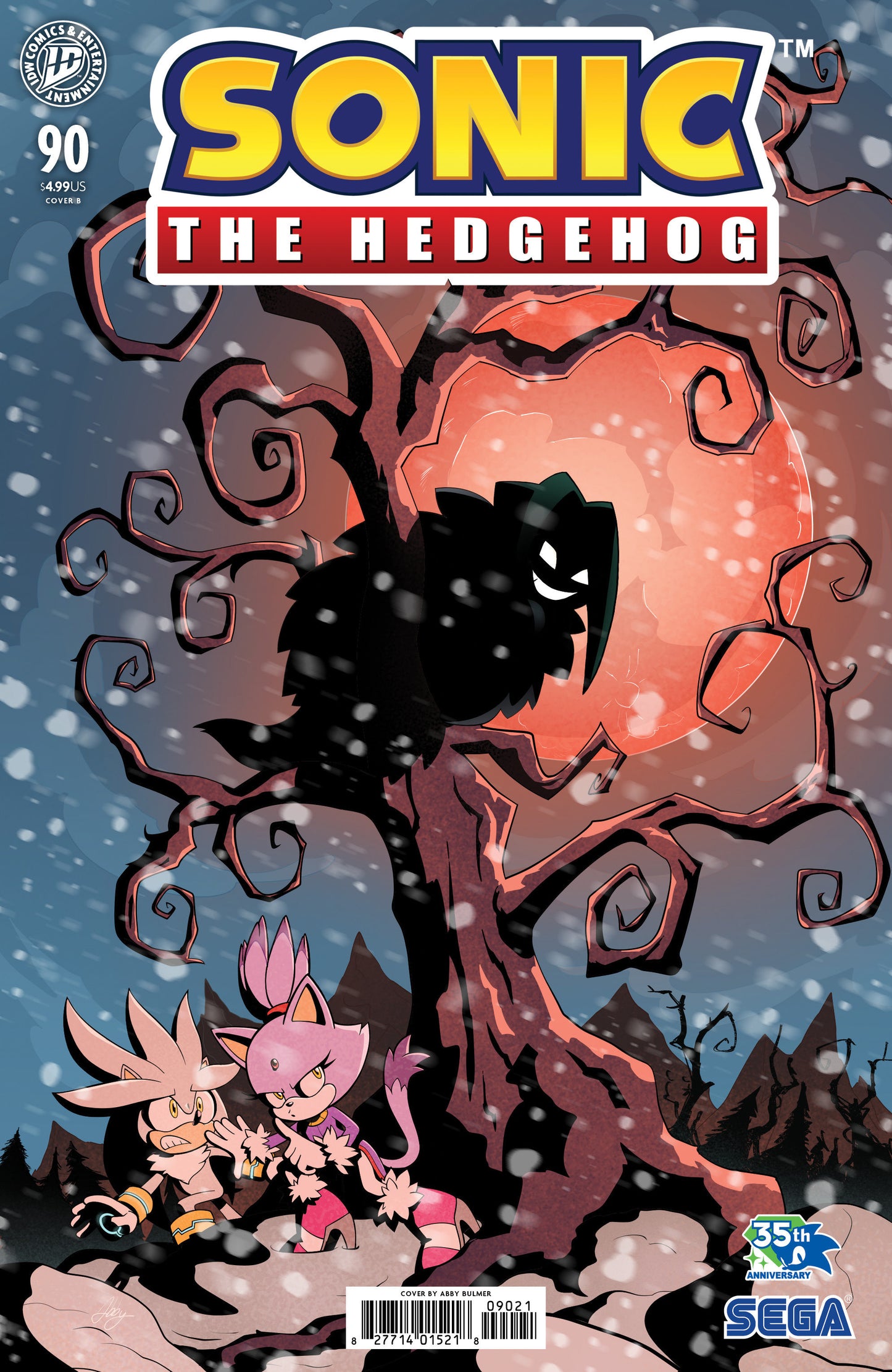 Sonic the Hedgehog #90 Variant B (Bulmer) ISBN: 82771401521809021 - FOC DATE: 8/23/26 - Release Date: 9/30/26