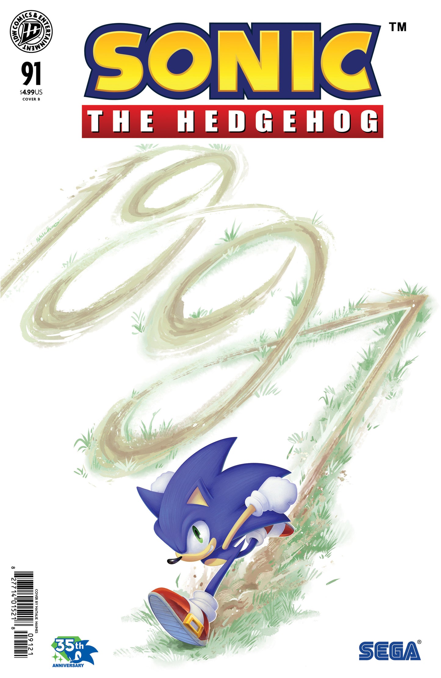 Sonic the Hedgehog #91 Variant B (Haines) ISBN: 82771401521809121 - FOC DATE: 9/20/26 - Release Date: 10/28/26