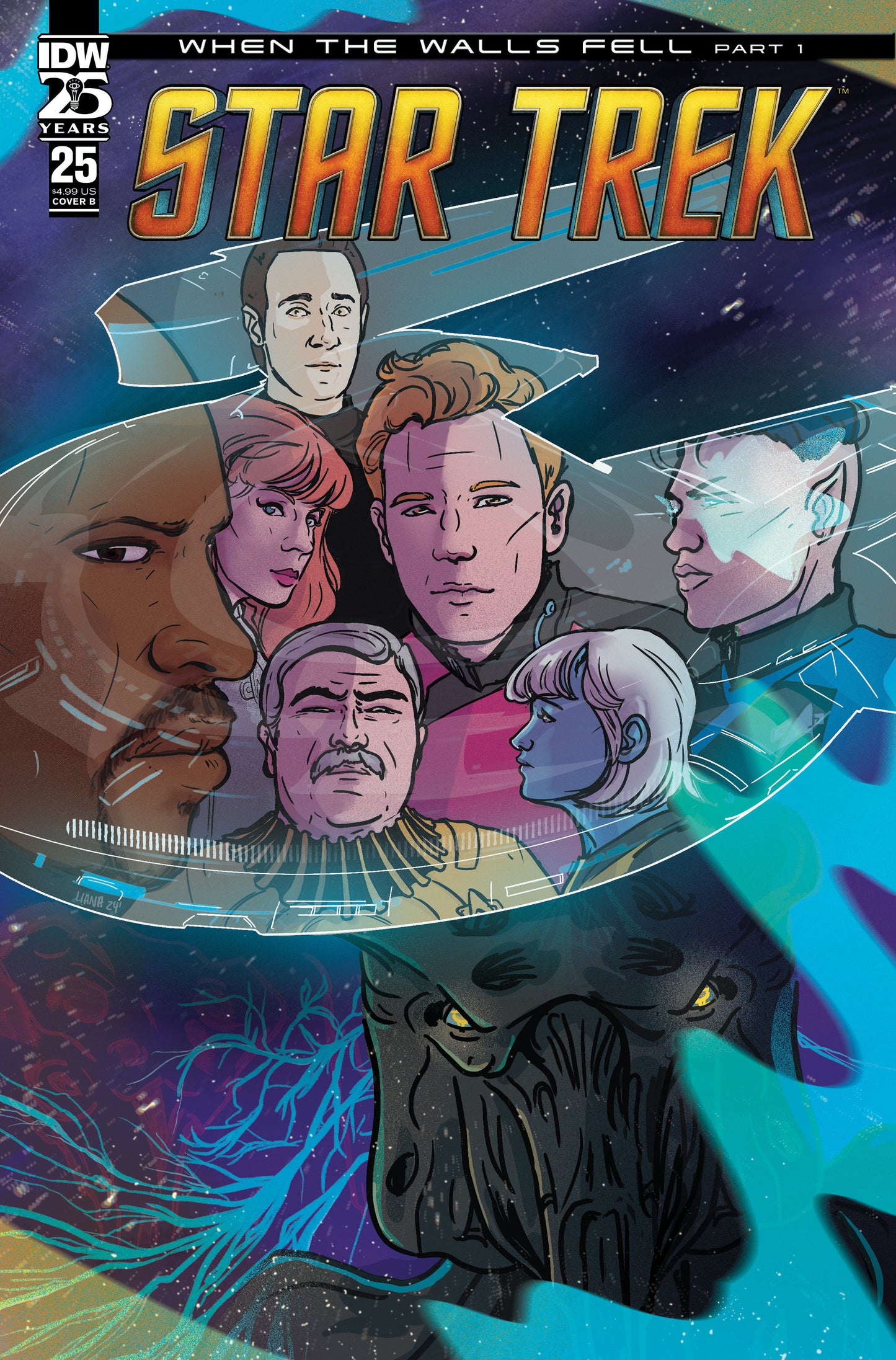 Star Trek #25 Variant B (Kangas) - Release Date: 10/16/24