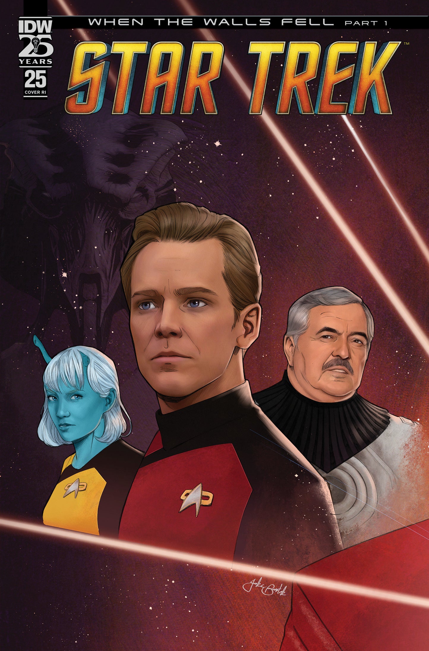 1:10 Star Trek #25 Variant RI (10) (Bartok) - Release Date: 10/16/24