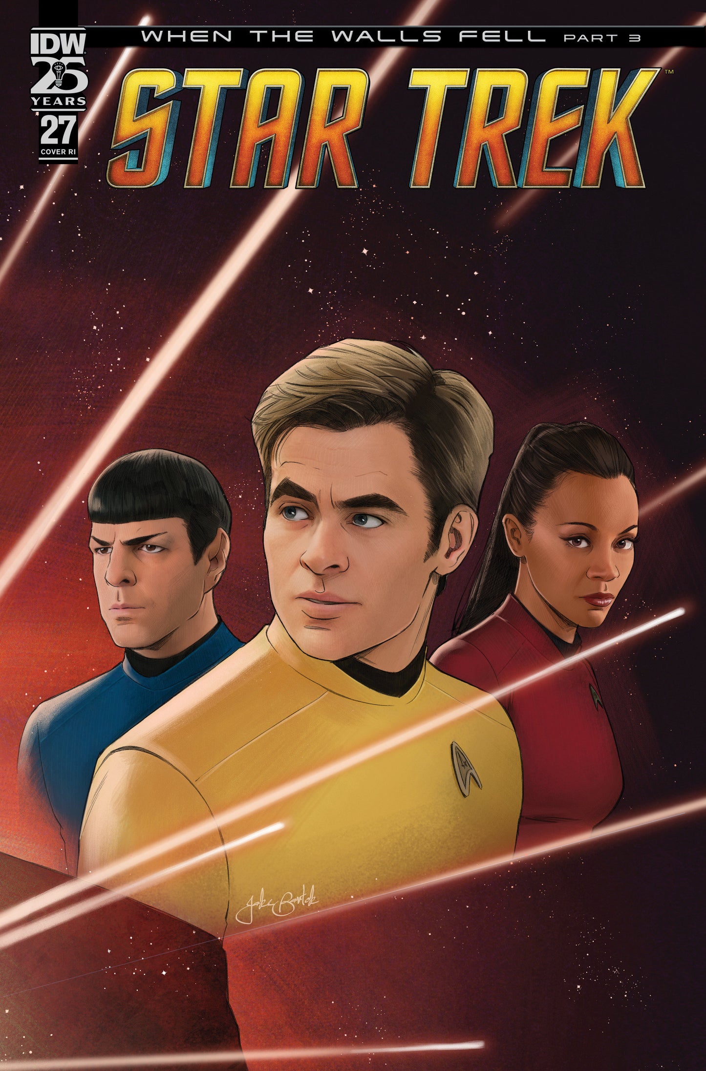 1:10 Star Trek #27 Variant RI (10) (Bartok) - Release Date: 12/18/24