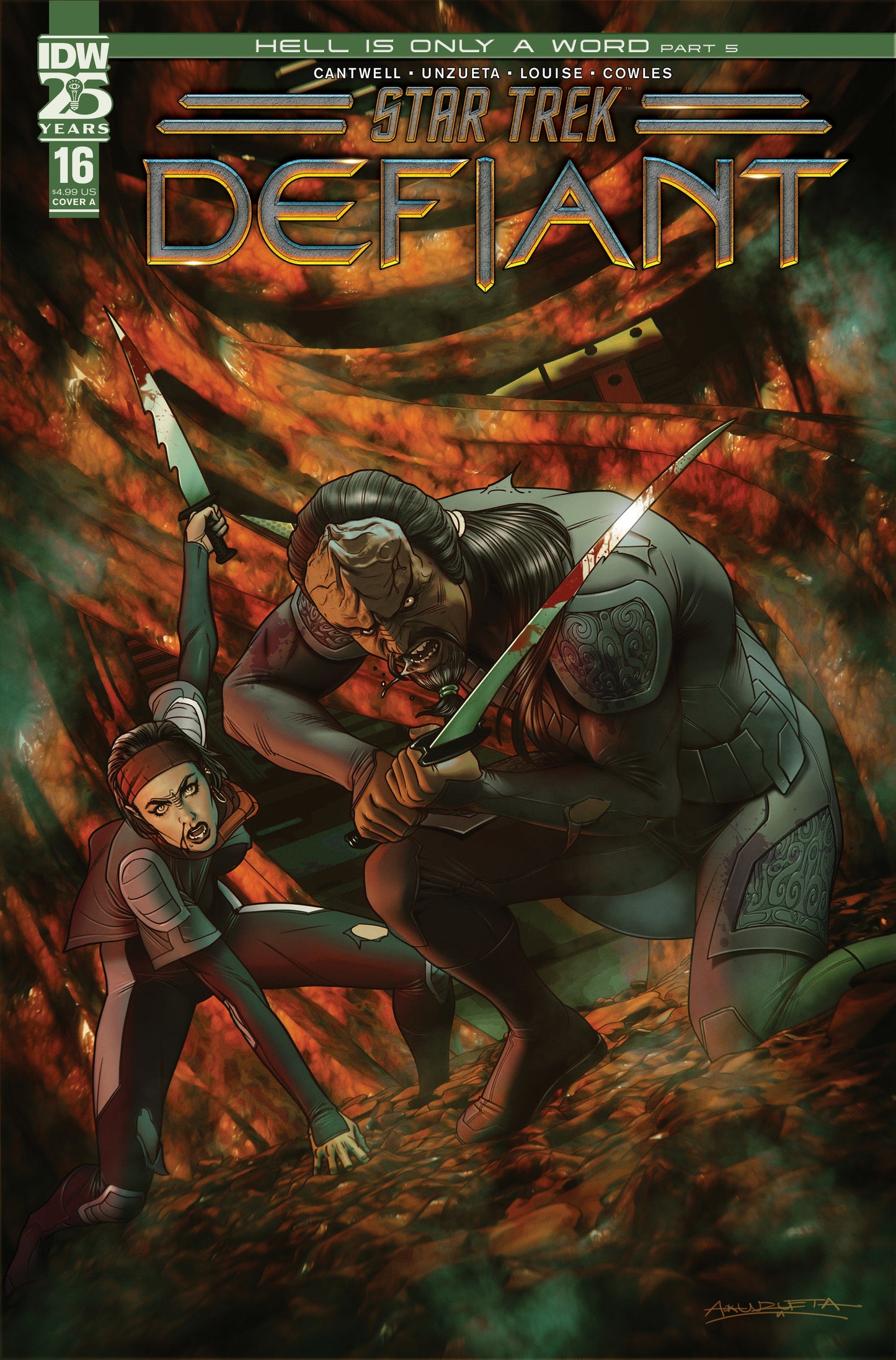 Star Trek: Defiant #16 Cover A (Unzueta) - Release Date: 6/26/24