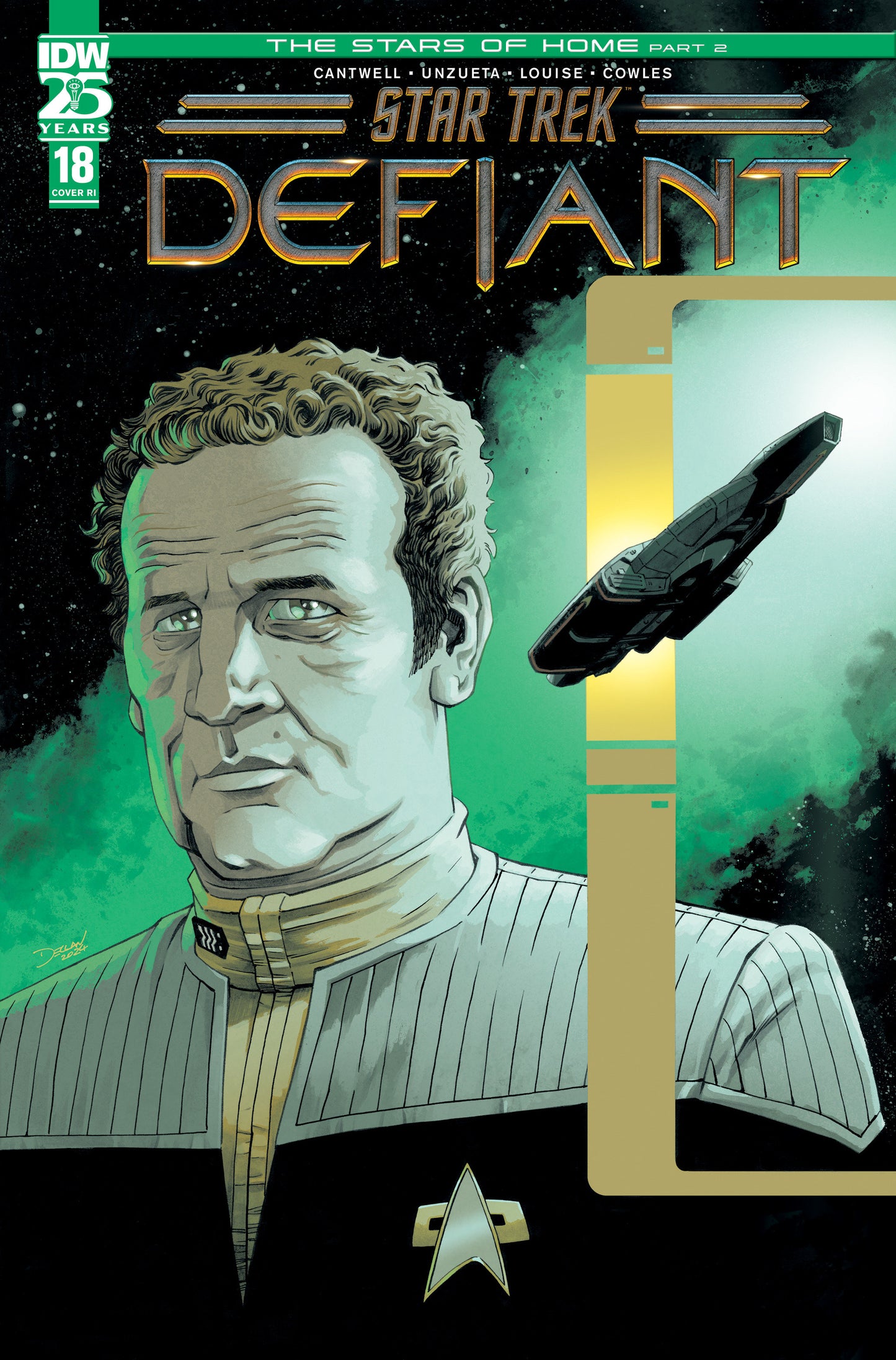 1:10 Star Trek: Defiant #18 Variant RI (10) (Shalvey), - Release Date: 8/28/24