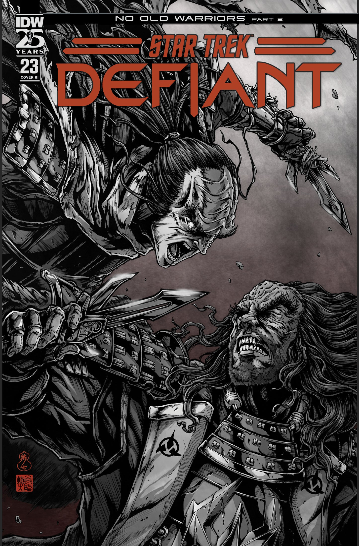 1:10 Star Trek: Defiant #23 Variant RI (10) (Okazaki) - Release Date: 1/29/25