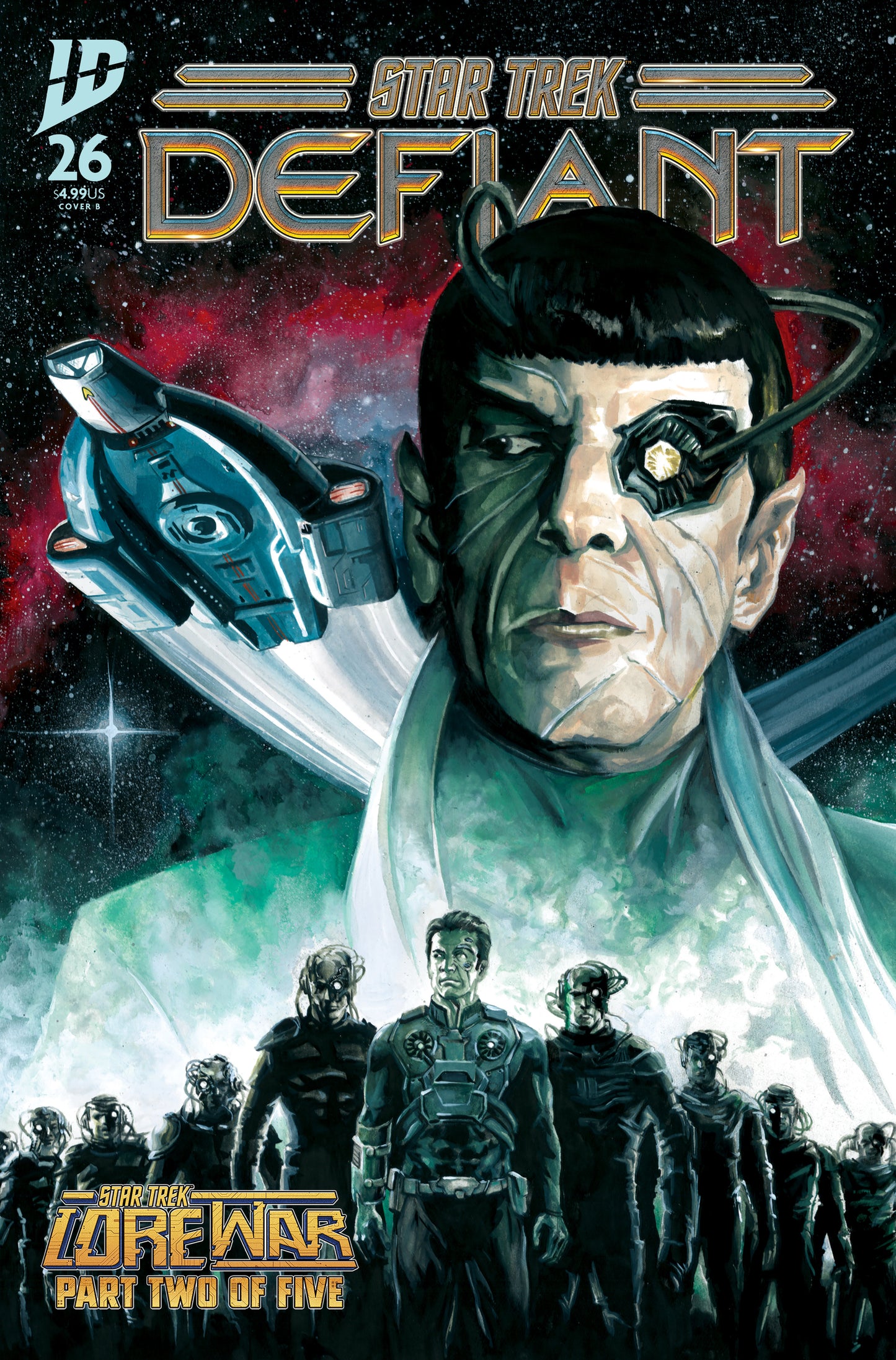 Star Trek: Defiant #26 Variant B (Woodward) - Release Date: 04/16/2025
