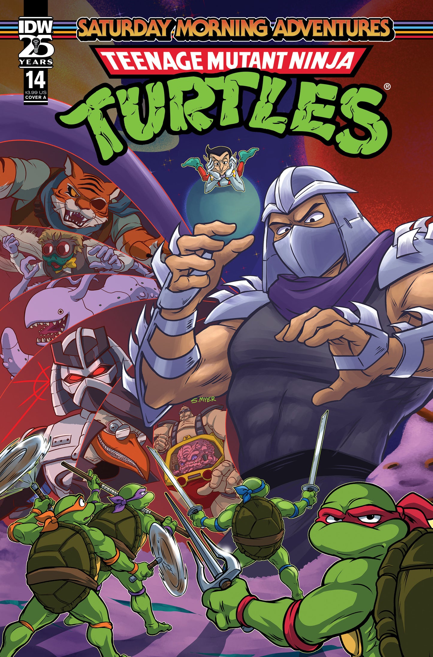 Teenage Mutant Ninja Turtles: Saturday Morning Adventures #14 Cover A (Myer) - Release Date: 6/26/24