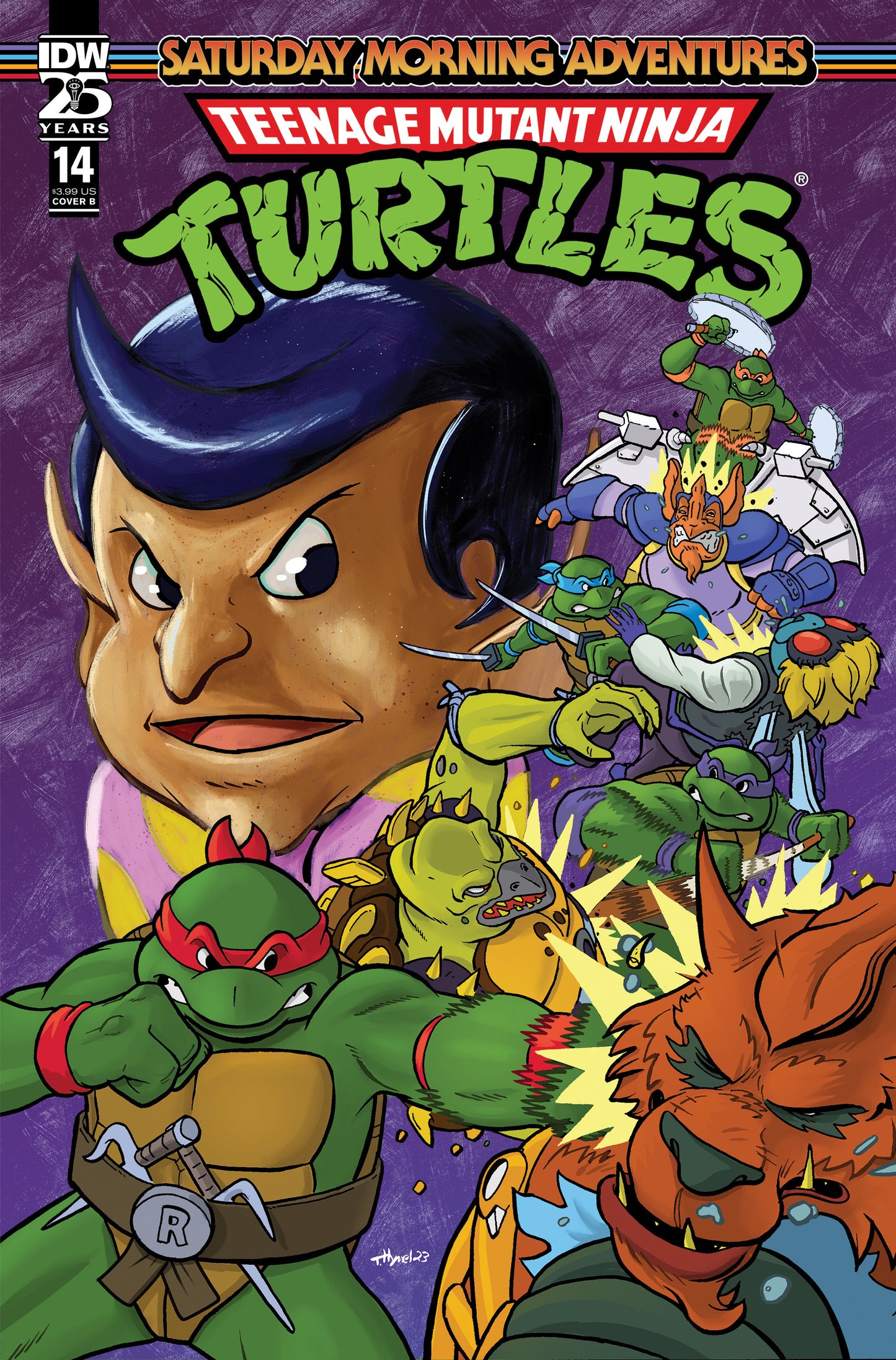 Teenage Mutant Ninja Turtles: Saturday Morning Adventures #14 Variant B (Hymel) - Release Date: 6/26/24