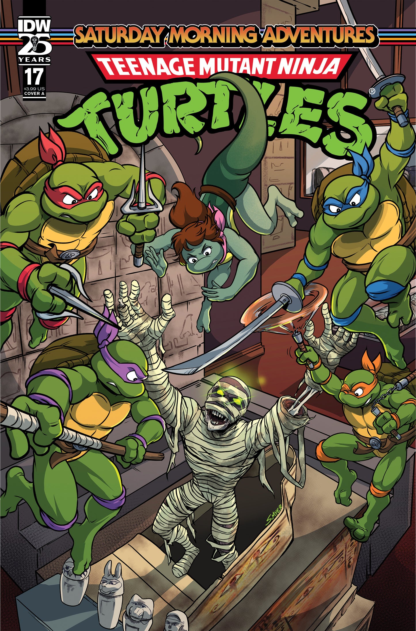 Teenage Mutant Ninja Turtles: Saturday Morning Adventures #17 Cover A (Myer) - Release Date: 9/18/24
