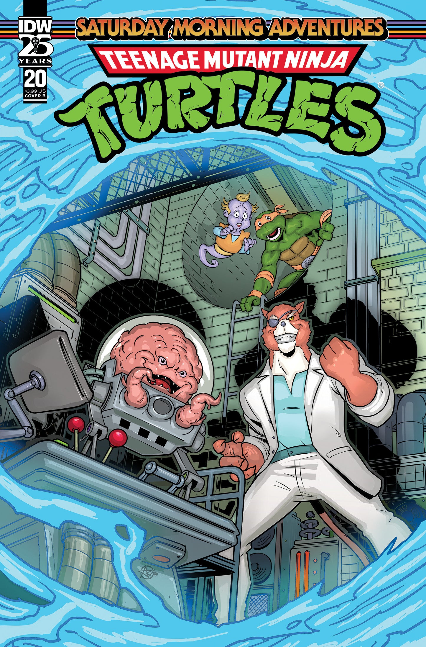 Teenage Mutant Ninja Turtles: Saturday Morning Adventures #20 Variant B (Medel) - Release Date: 1/8/25