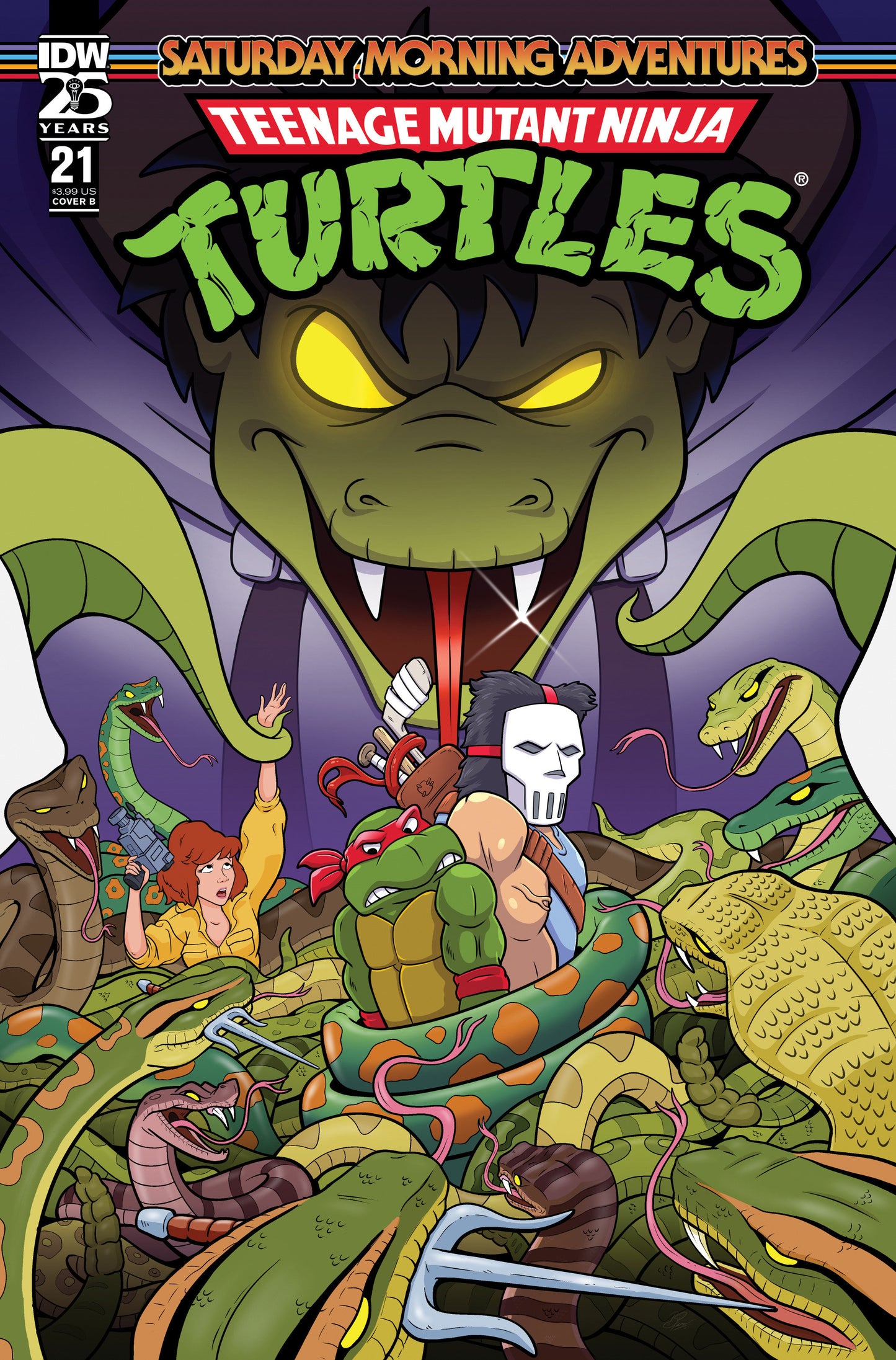 Teenage Mutant Ninja Turtles: Saturday Morning Adventures #21 Variant B (Pearce) - Release Date: 2/5/25