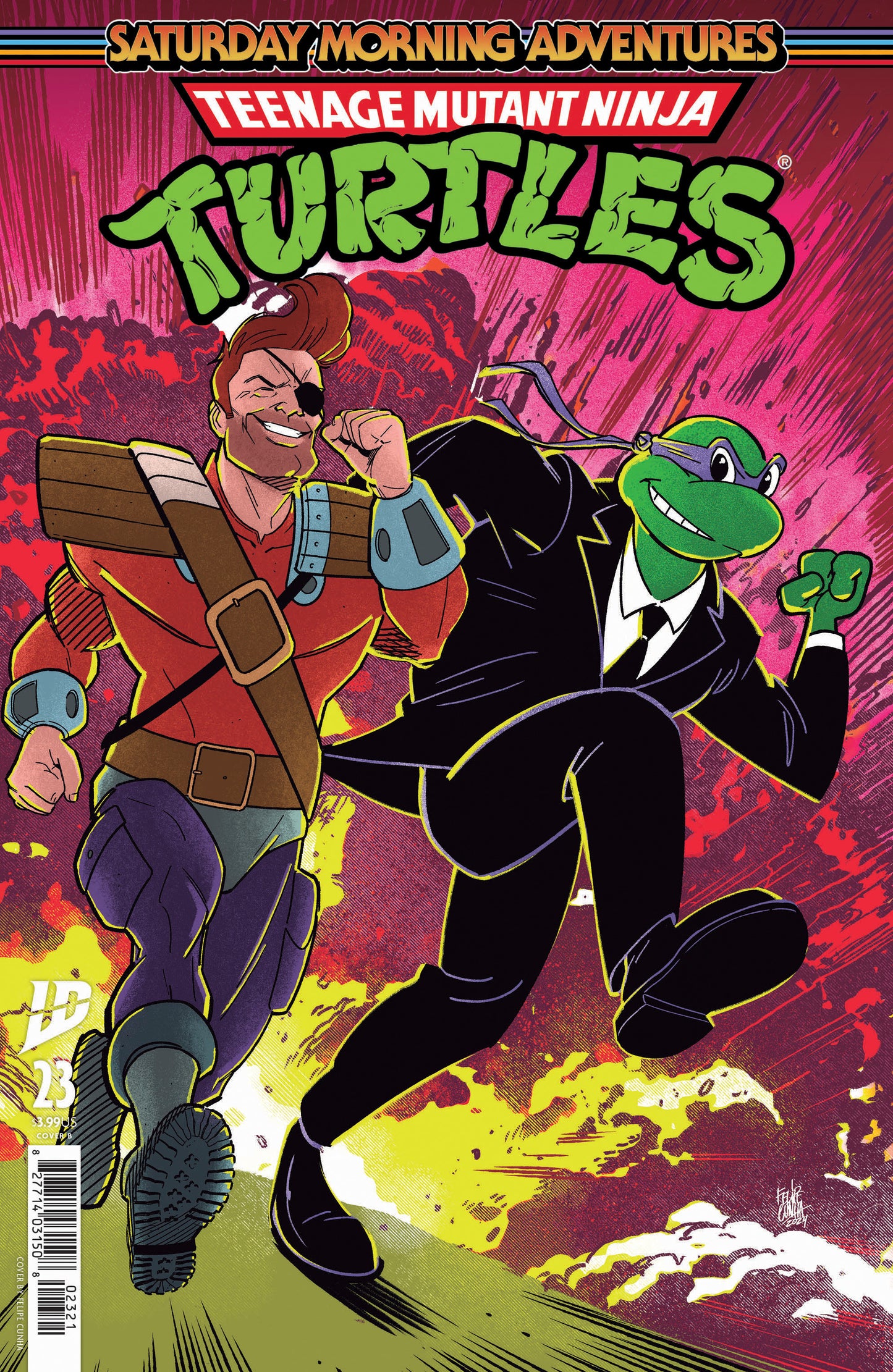 Teenage Mutant Ninja Turtles: Saturday Morning Adventures #23 Variant B (Cunha) - Release Date: 3/26/25