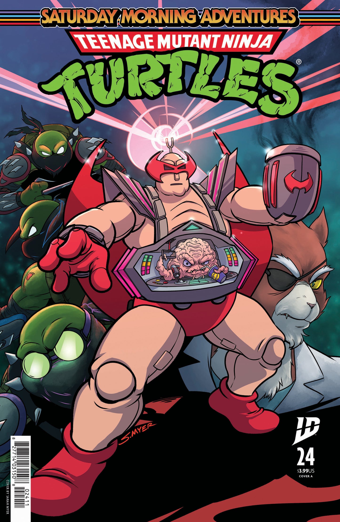 Teenage Mutant Ninja Turtles: Saturday Morning Adventures #24 Cover A (Myer) - Release Date: 04/23/2025