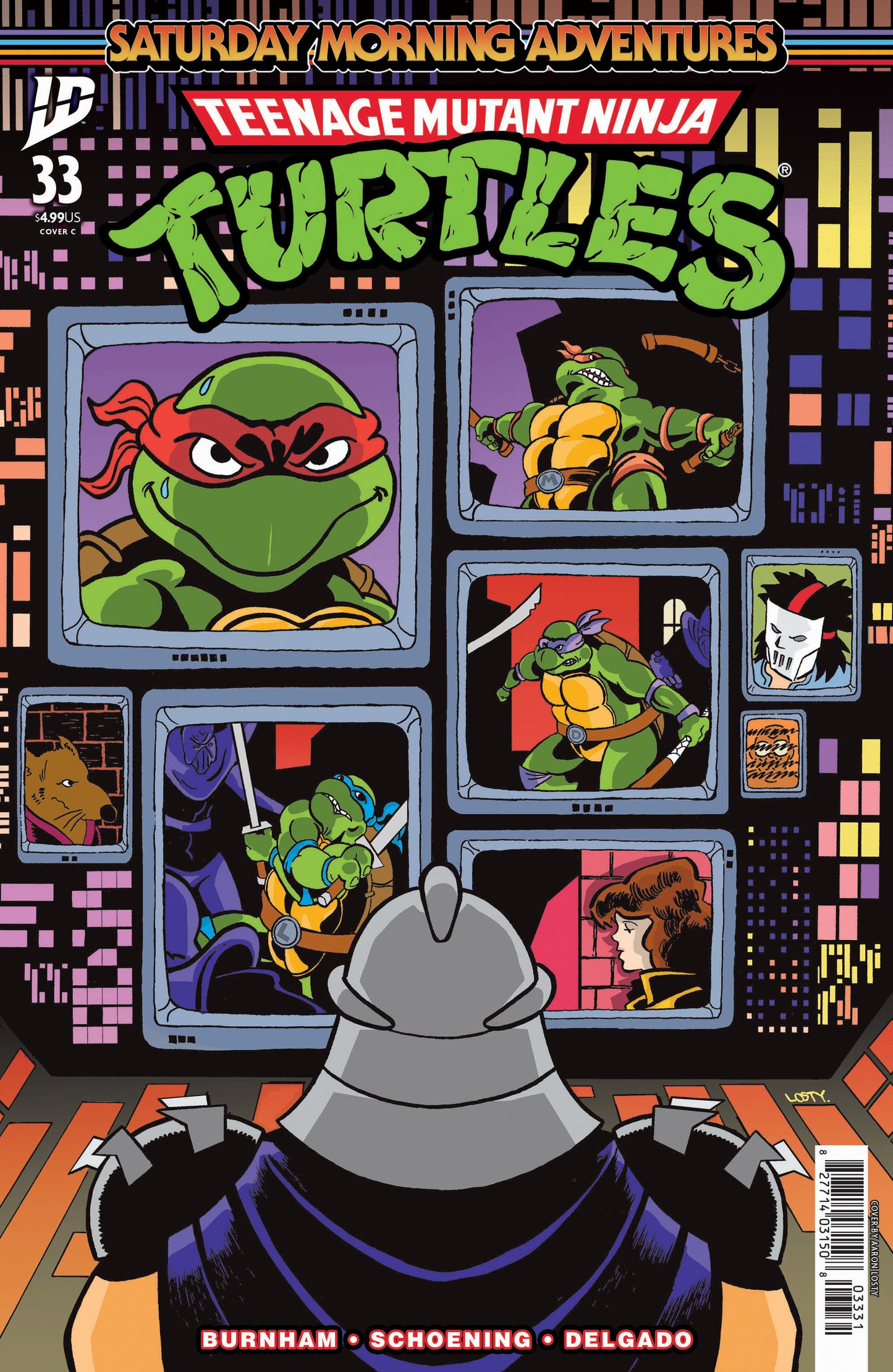 Teenage Mutant Ninja Turtles: Saturday Morning Adventures #33 Variant C (Losty) ISBN: 82771403150803331 - Release Date: 1/28/26