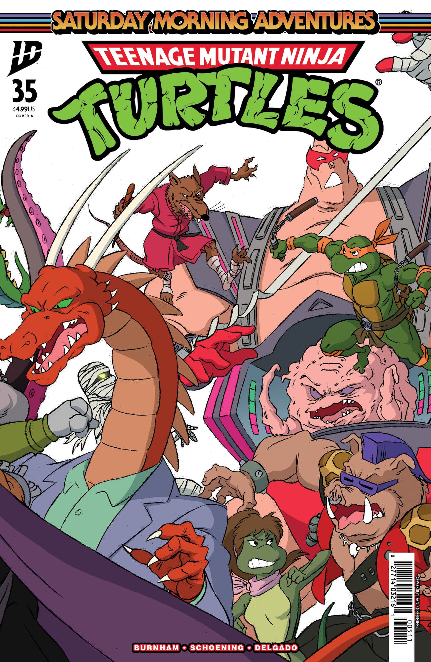 Teenage Mutant Ninja Turtles: Saturday Morning Adventures #35 Cover A (Schoening Connecting Cover Set) ISBN: 82771403150803511 - FOC DATE: 2/16/26 - Release Date: 3/25/26